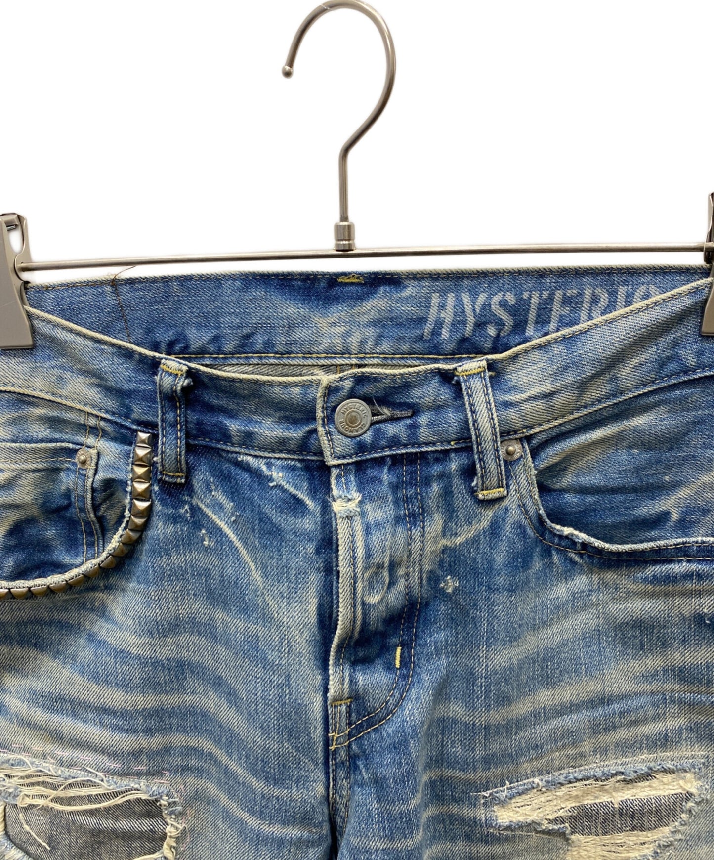 [Pre-owned] Hysteric Glamour WR Slim Straight Denim Pants 02223AP13