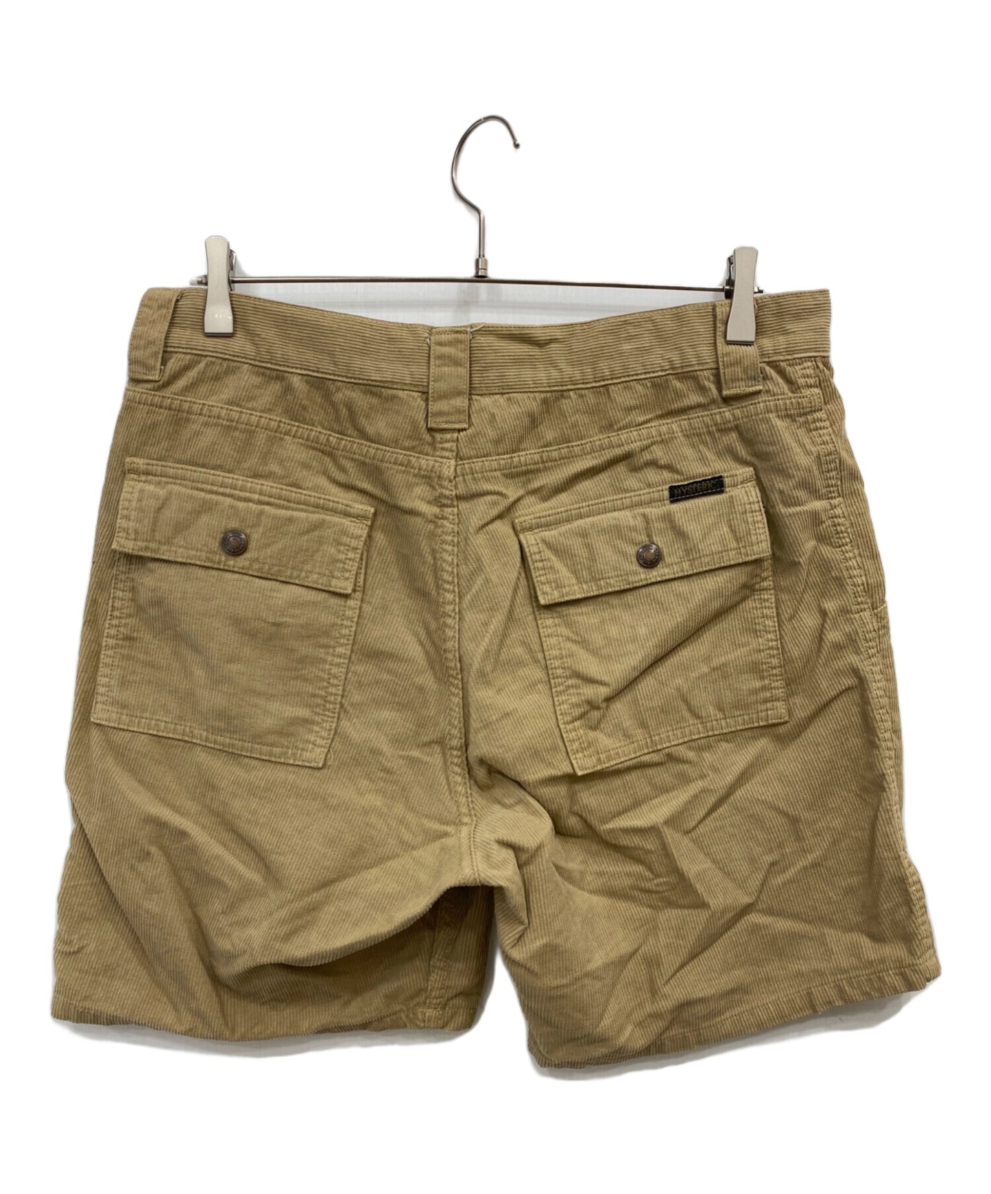 [Pre-owned] Hysteric Glamour HYS logo embroidered bush shorts 02211AM03