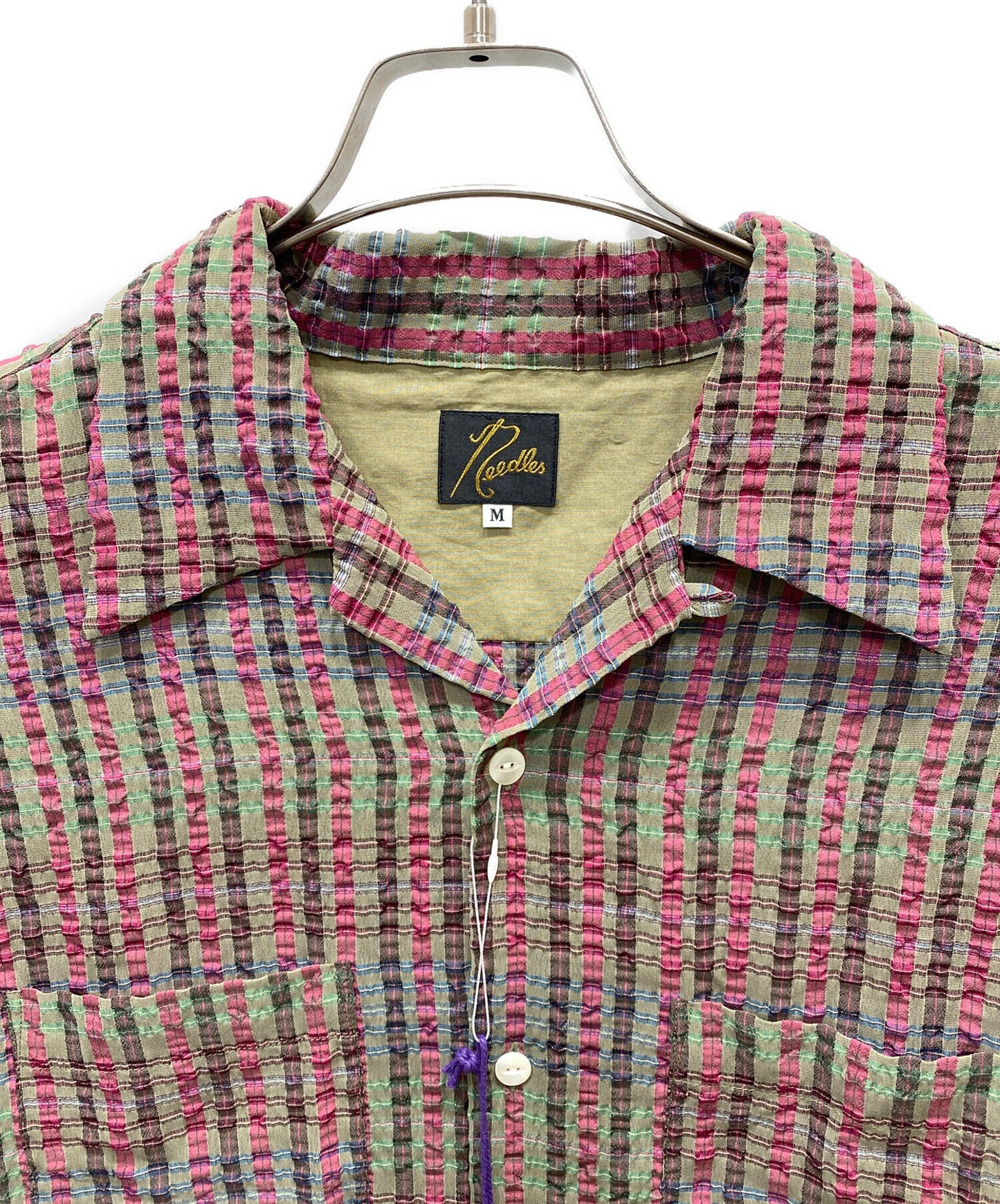 [Pre-owned] Needles S/S One-Up Shirt OT141