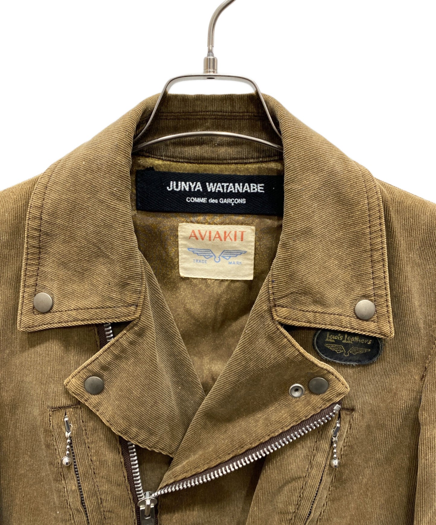 [Pre-owned] JUNYA WATANABE COMME des GARCONS Corduroy Double Riders Jacket JN-J072