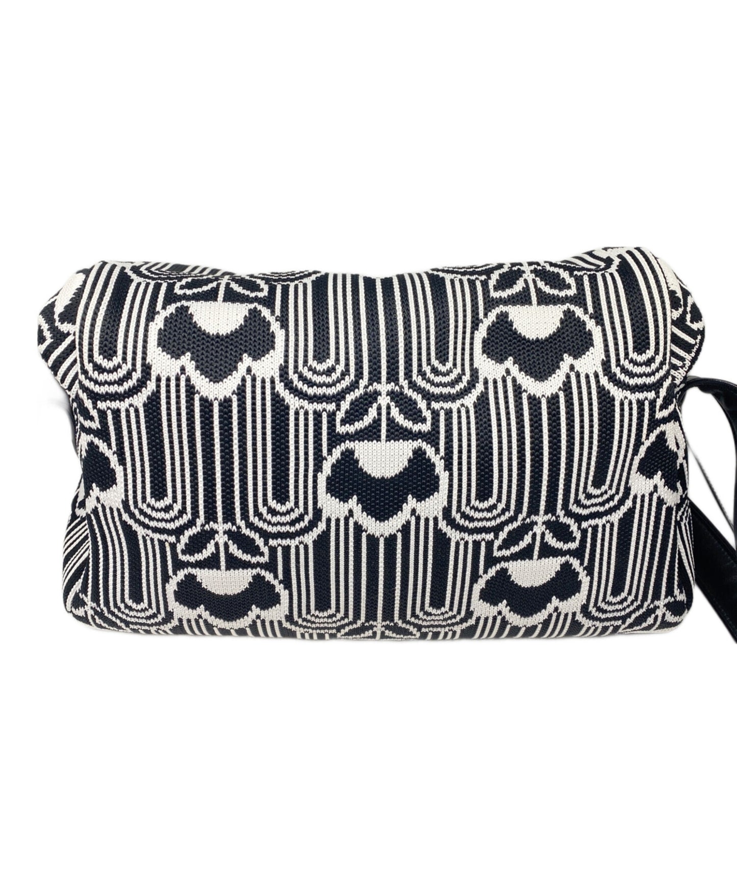 [Pre-owned] PRADA Jacquard Canvas Shoulder Bag 1BC165