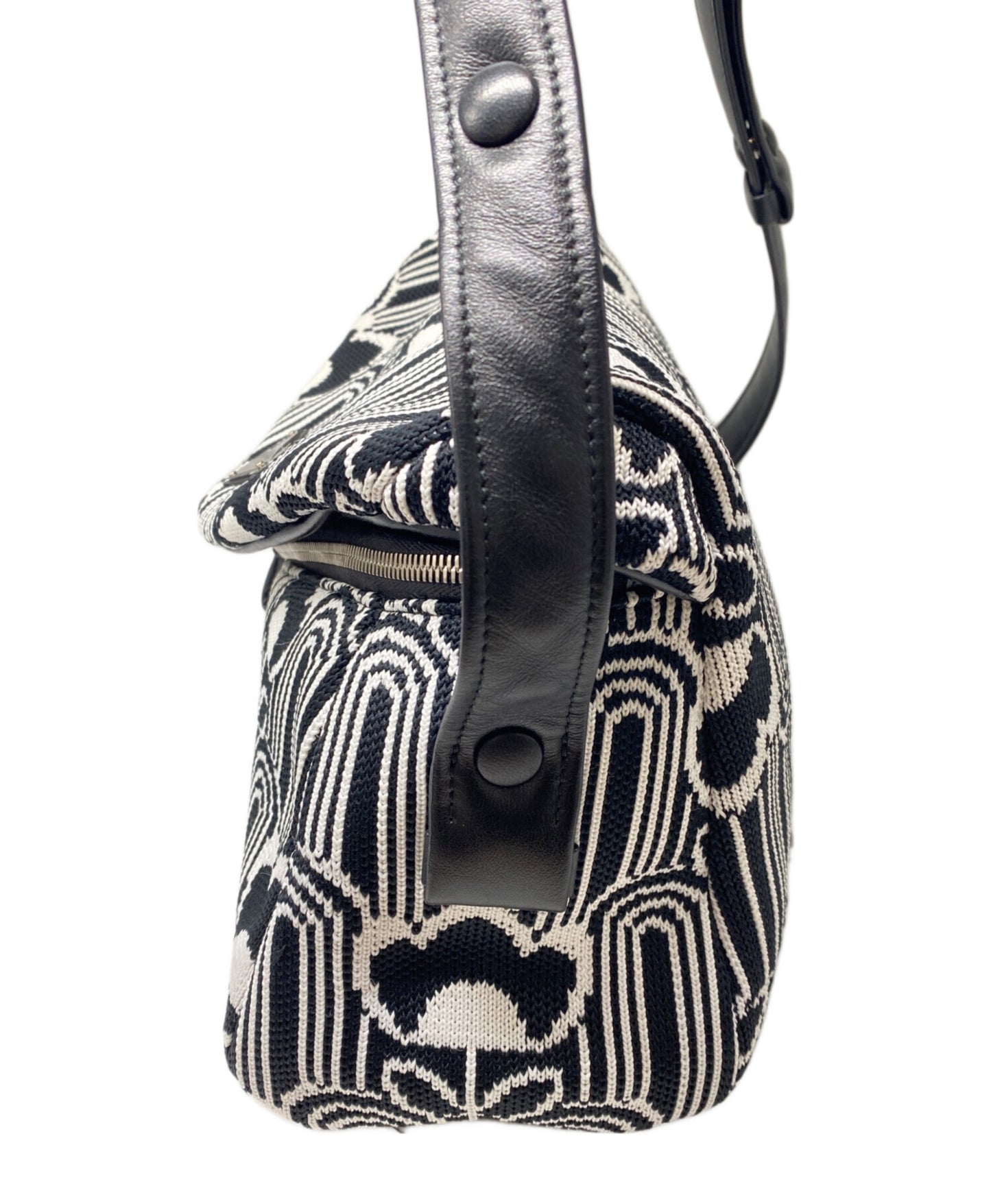 [Pre-owned] PRADA Jacquard Canvas Shoulder Bag 1BC165