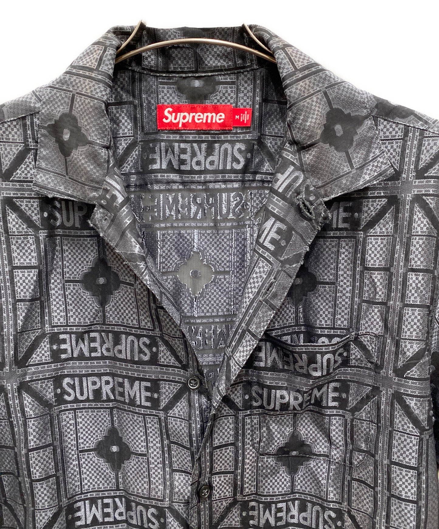 [Pre-owned] SUPREME Tray Jacquard S S Shirt