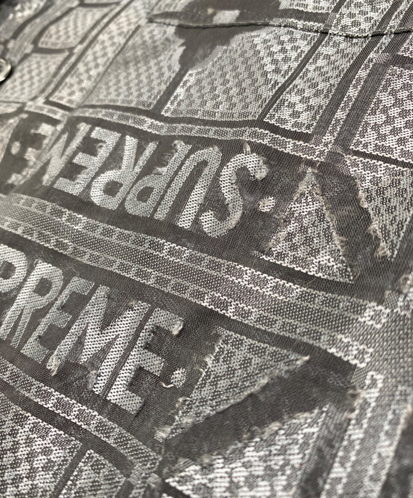 [Pre-owned] SUPREME Tray Jacquard S S Shirt