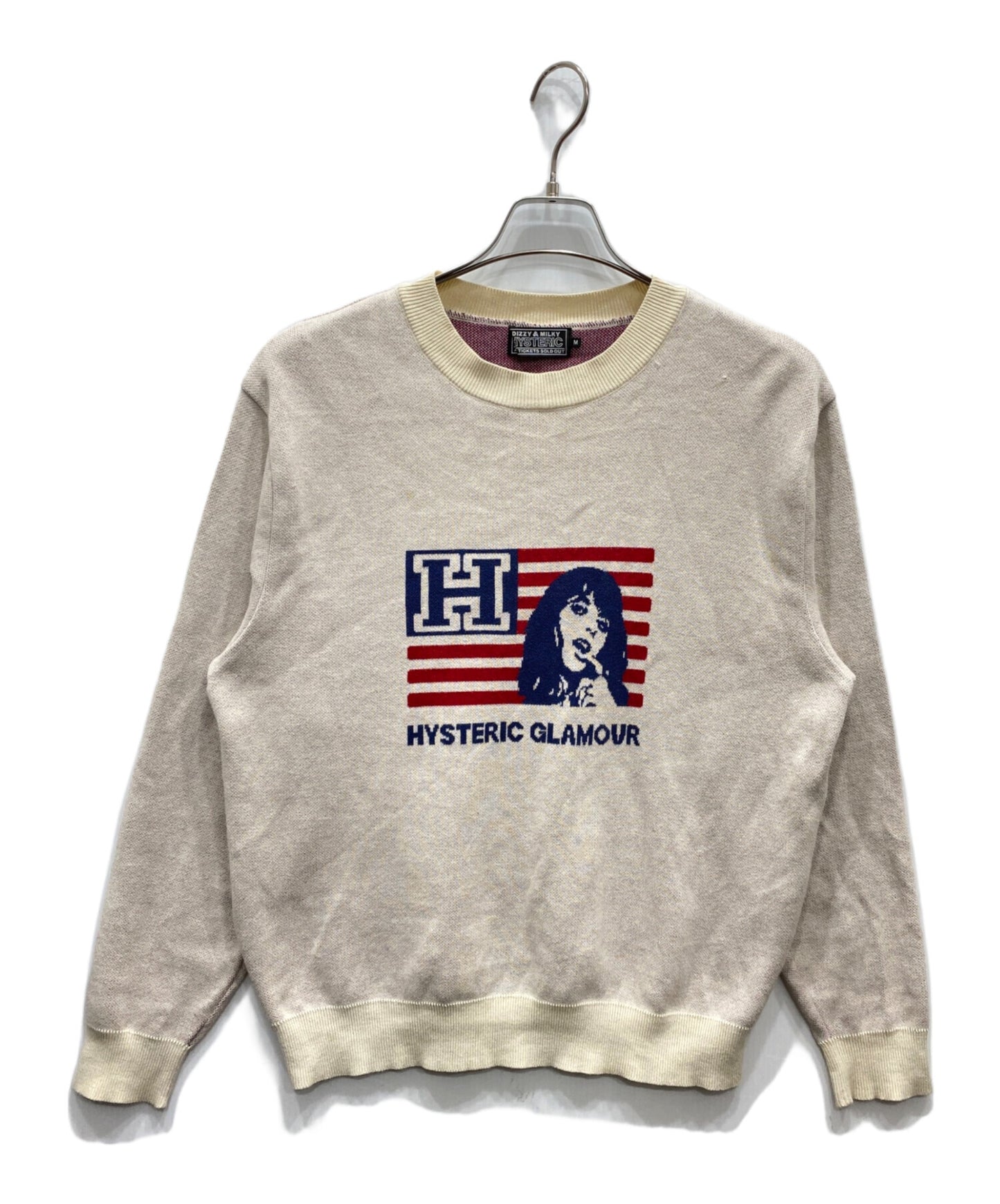 [Pre-owned] Hysteric Glamour CREW NECK KNIT 02233NS02