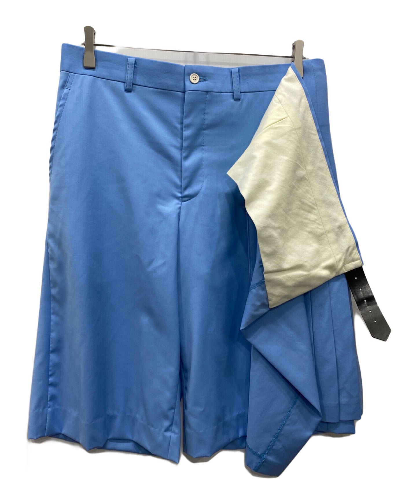 [Pre-owned] COMME des GARCONS HOMME PLUS Pleated Skirt Shorts, Layered Design, AD2023, Oversized Wrap PL-P011