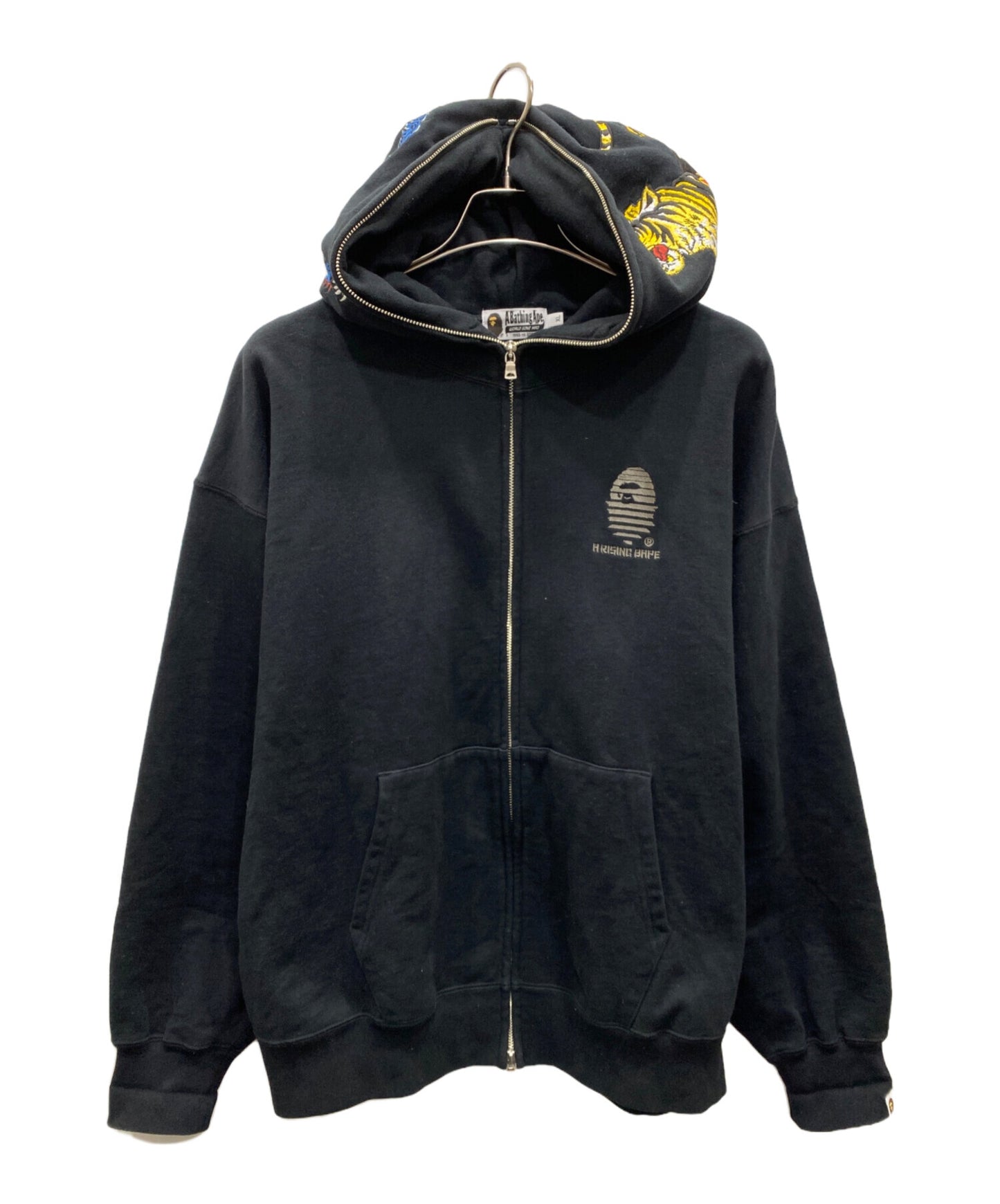 [Pre-owned] A BATHING APE Tiger & Dragon Relaxed Fit Full Zip Hoodie 001zpk701002l