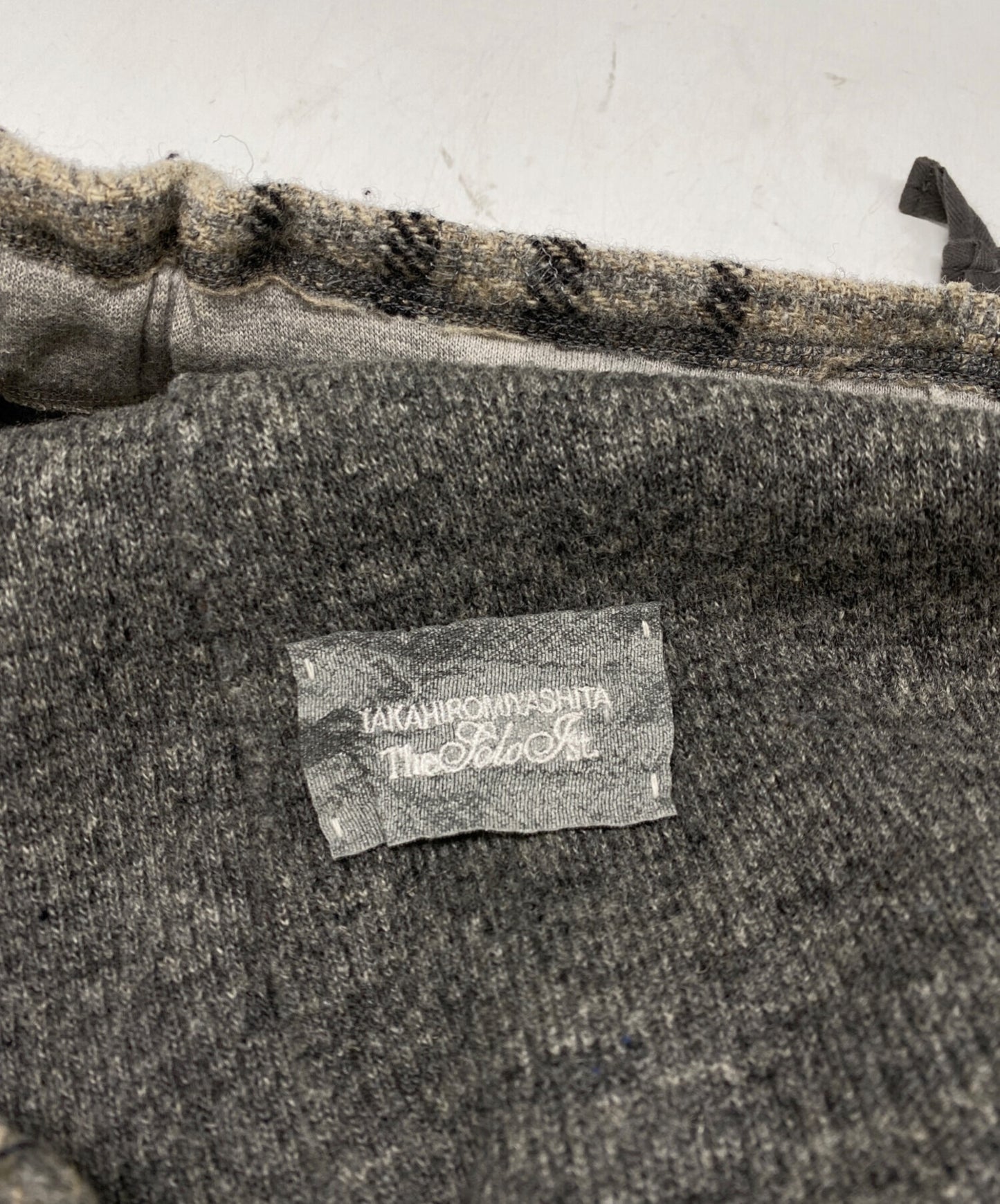 [Pre-owned] TAKAHIROMIYASHITA TheSoloIst. Cashmere blend design knit pants 0221a