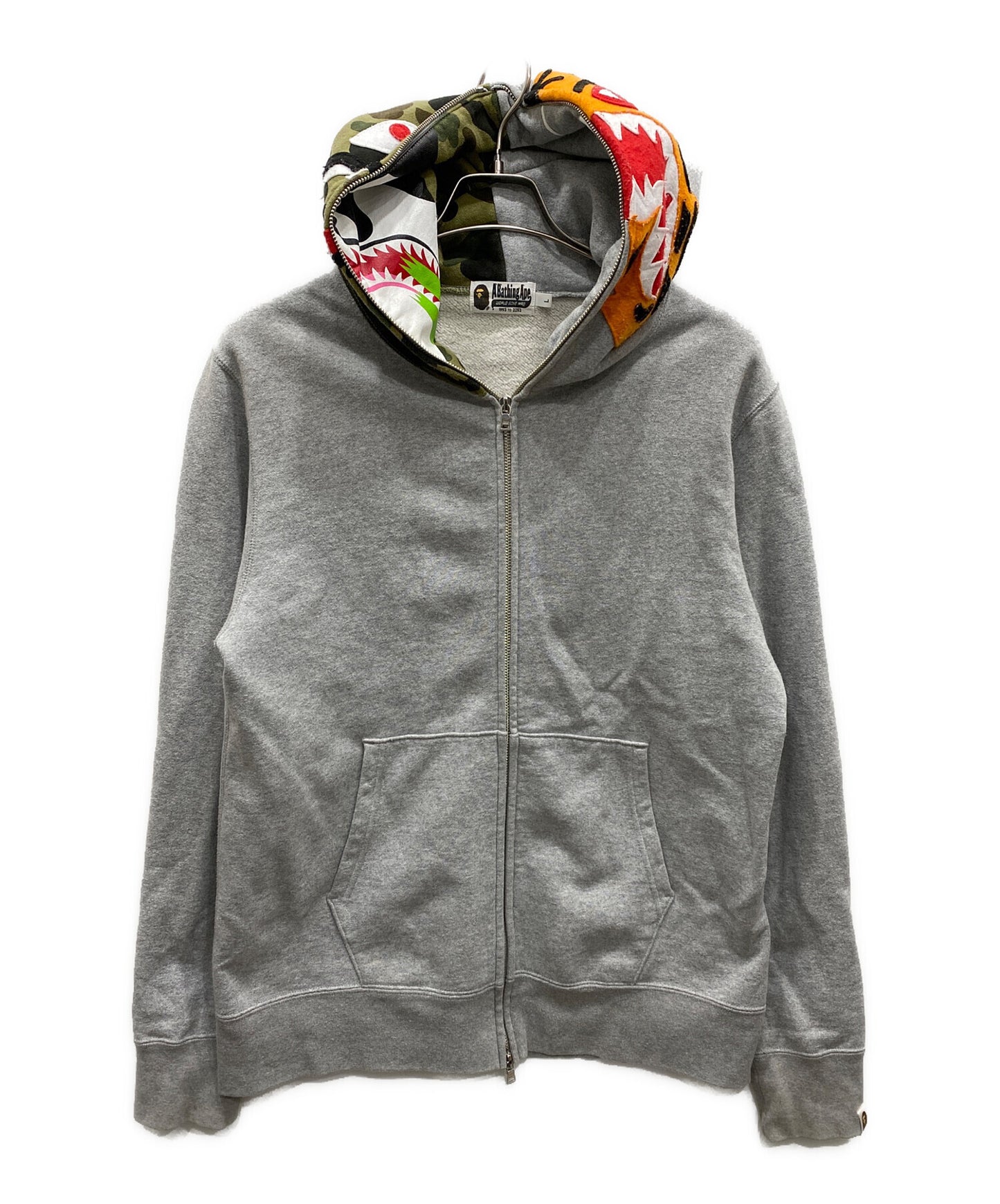 [Pre-owned] A BATHING APE CrazyFace Full Zip Hoody 001zpi801010m