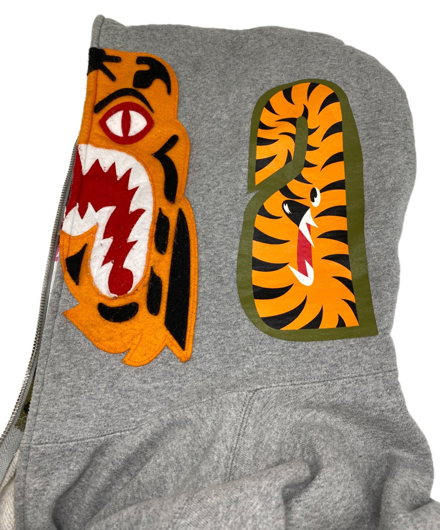 [Pre-owned] A BATHING APE CrazyFace Full Zip Hoody 001zpi801010m