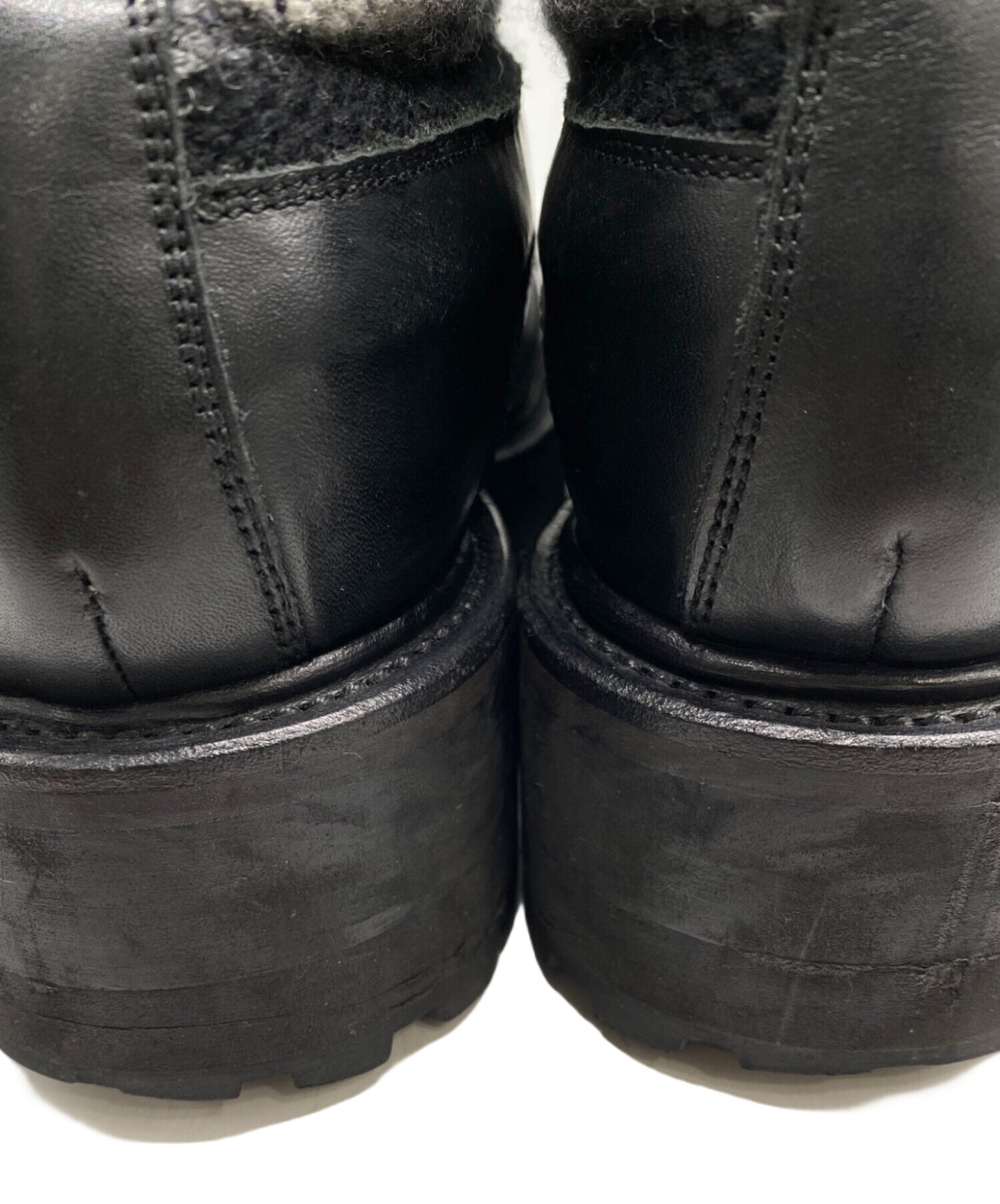 [Pre-owned] NUMBER (N)INE Knit Switched Mountain Boots