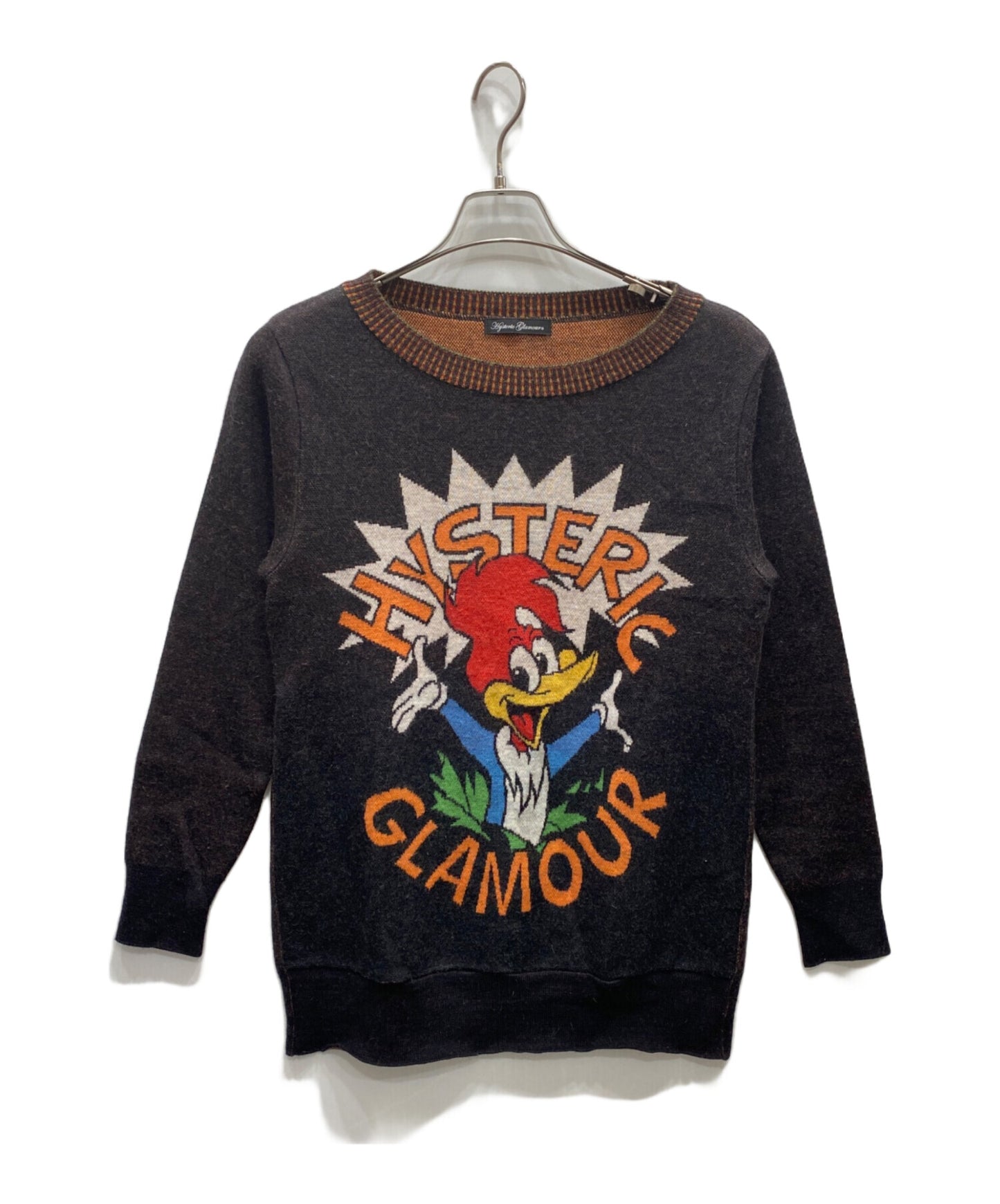 [Pre-owned] Hysteric Glamour Woodpecker Angora-blend Knit 0143NS11