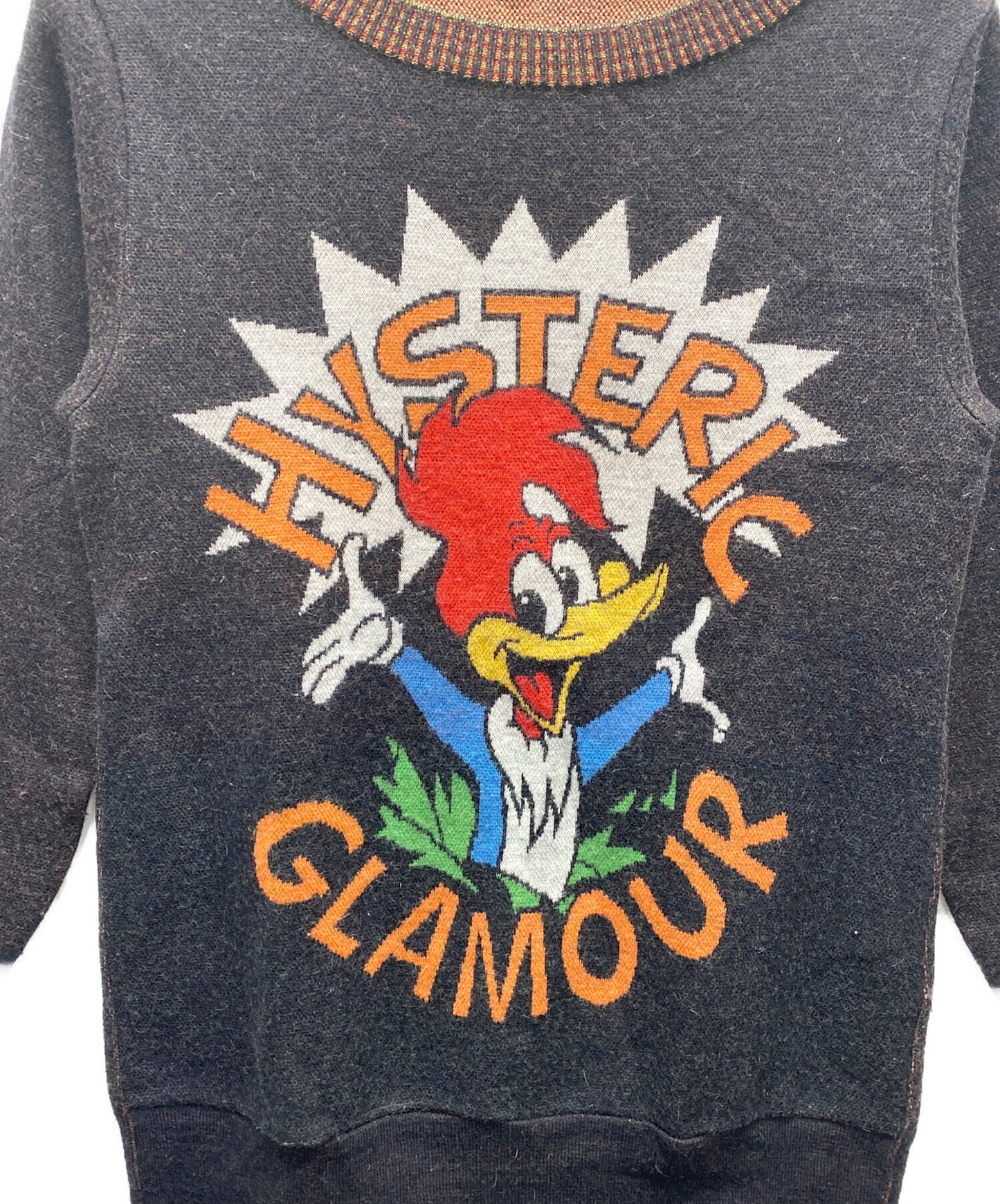 [Pre-owned] Hysteric Glamour Woodpecker Angora-blend Knit 0143NS11