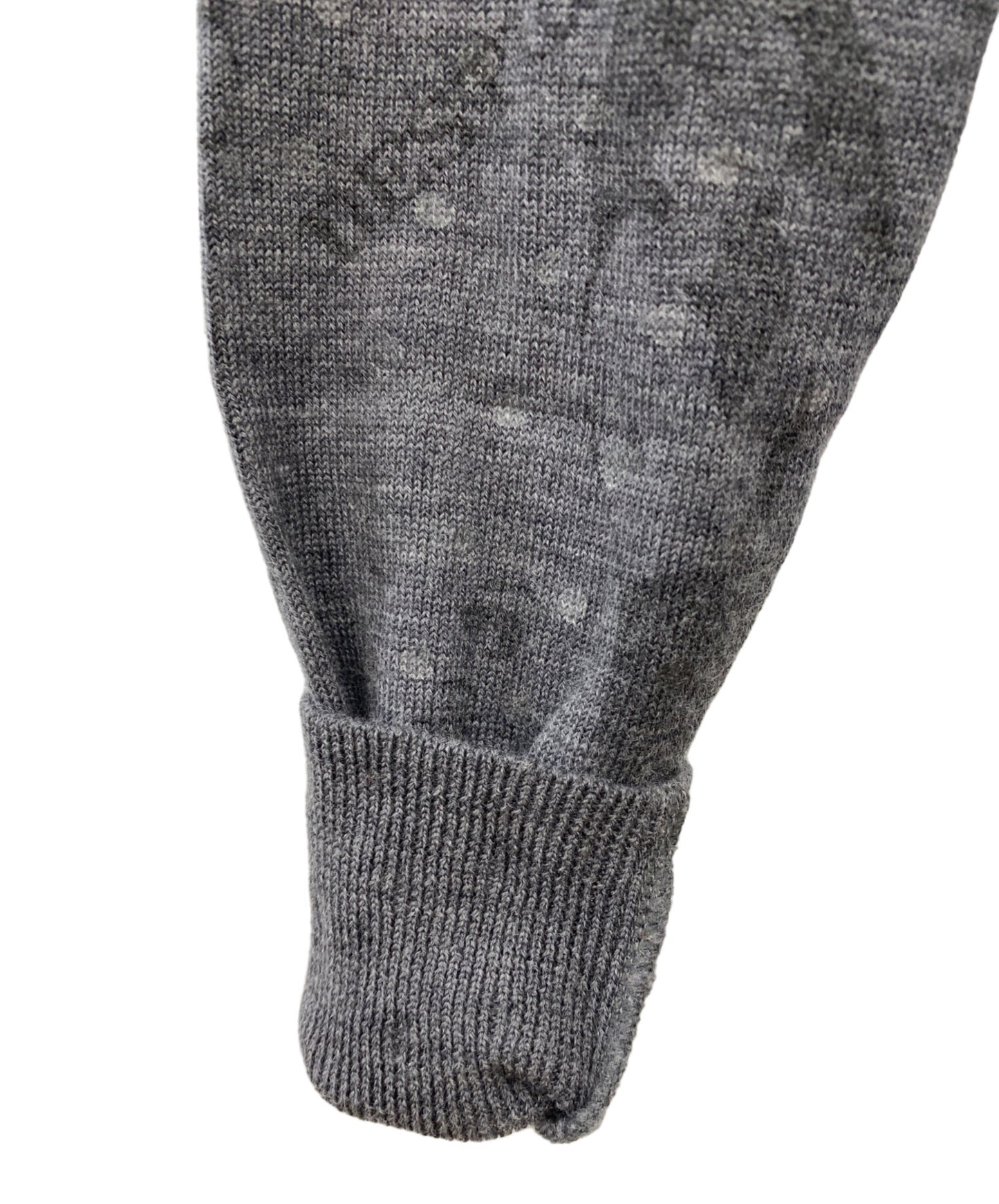 [Pre-owned] Hysteric Glamour Crew-neck cardigan with all-over pattern 0124ND05