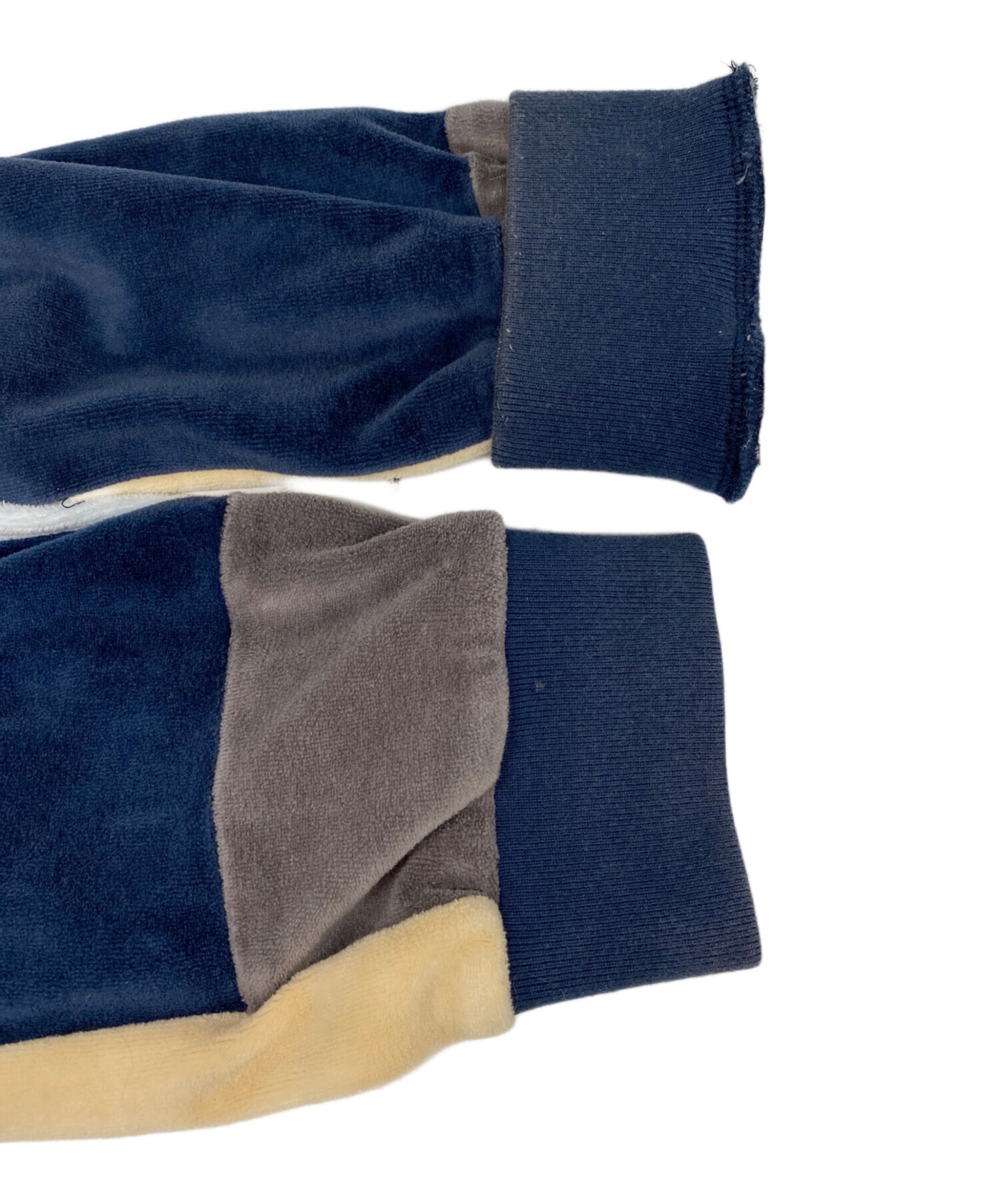 [Pre-owned] SUPREME 20AW Patchwork Velor L/S Polo