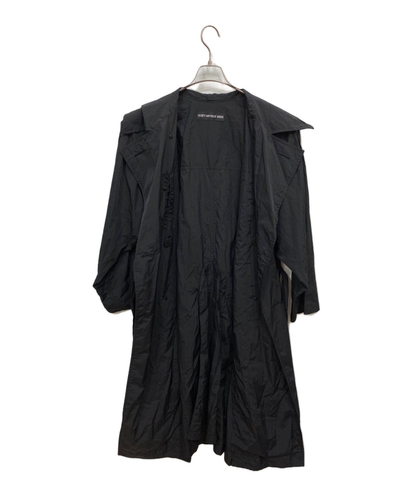 [Pre-owned] ISSEY MIYAKE MEN Oversized nylon trench coat ME81FA160