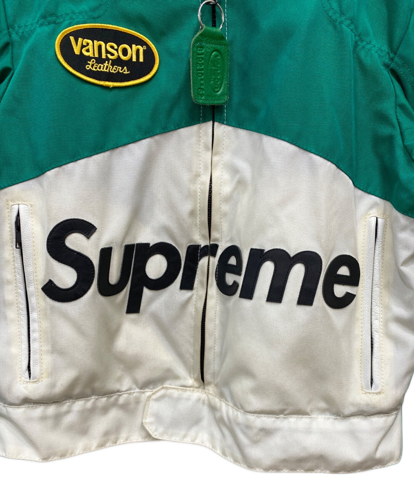 [Pre-owned] SUPREME Leather Cordura Jacket