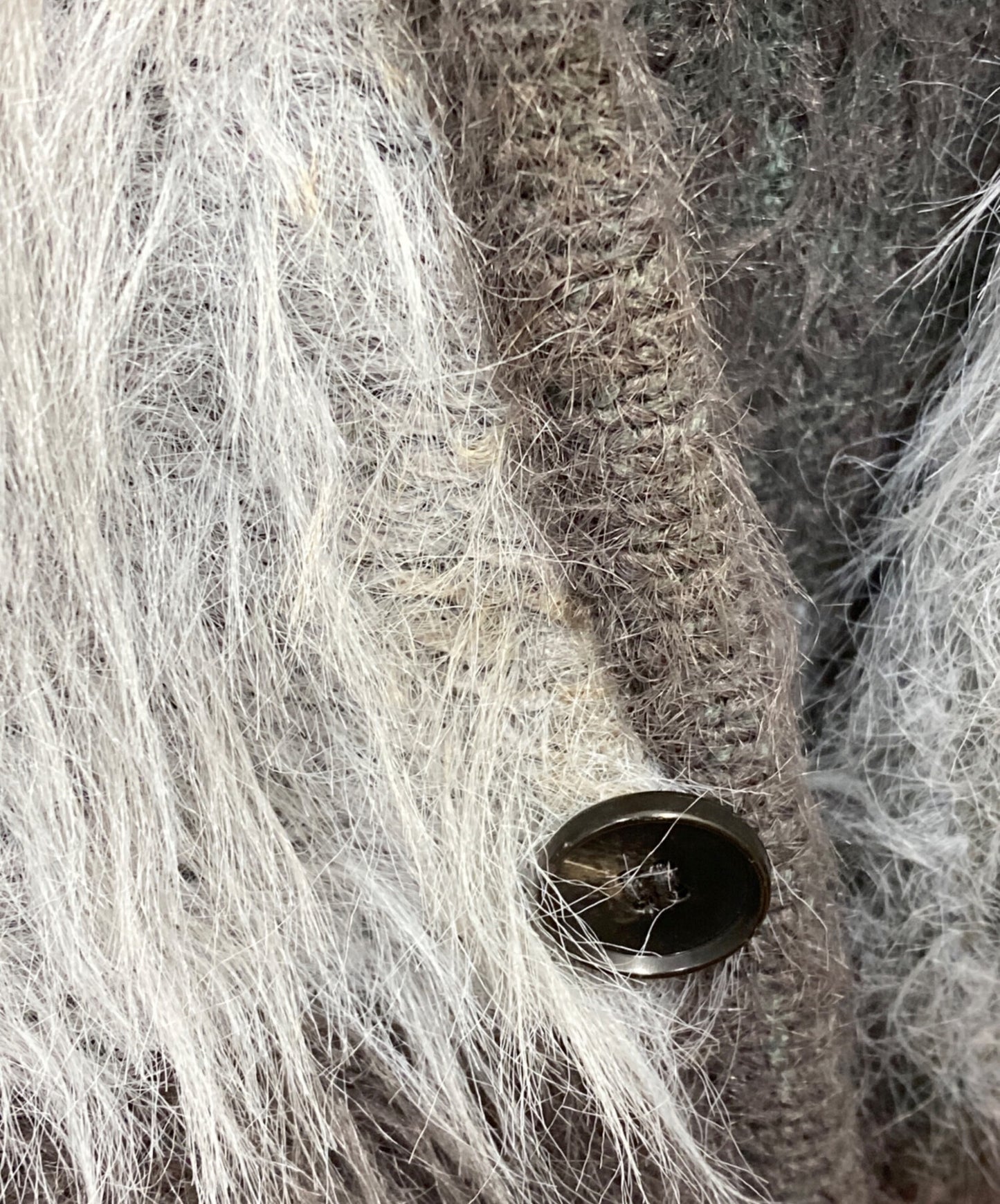 [Pre-owned] NUMBER (N)INE Feather Fur Yarn Cardigan 819531003