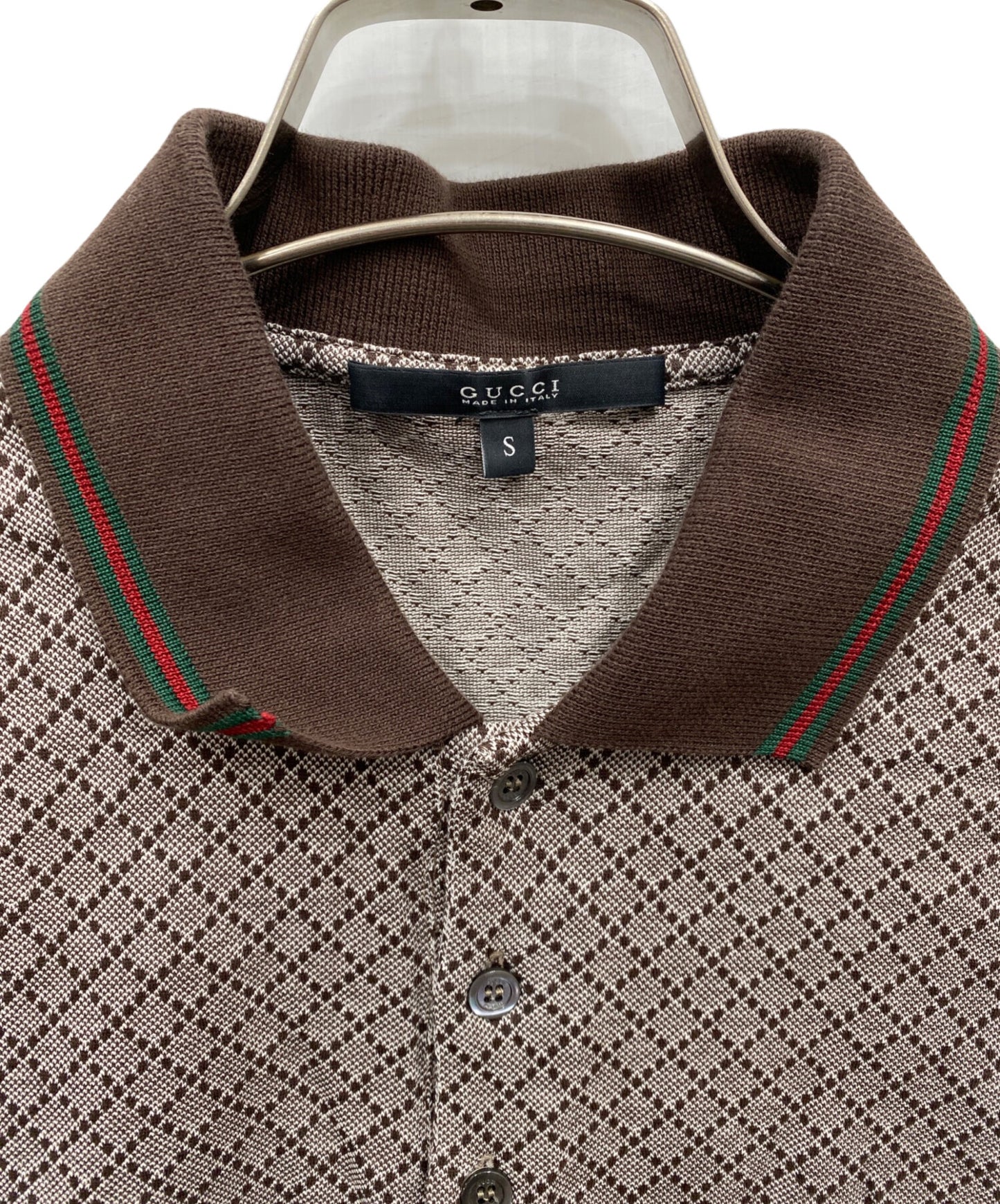 [Pre-owned] GUCCI Sherry Line Polo Shirt 251621-X3526