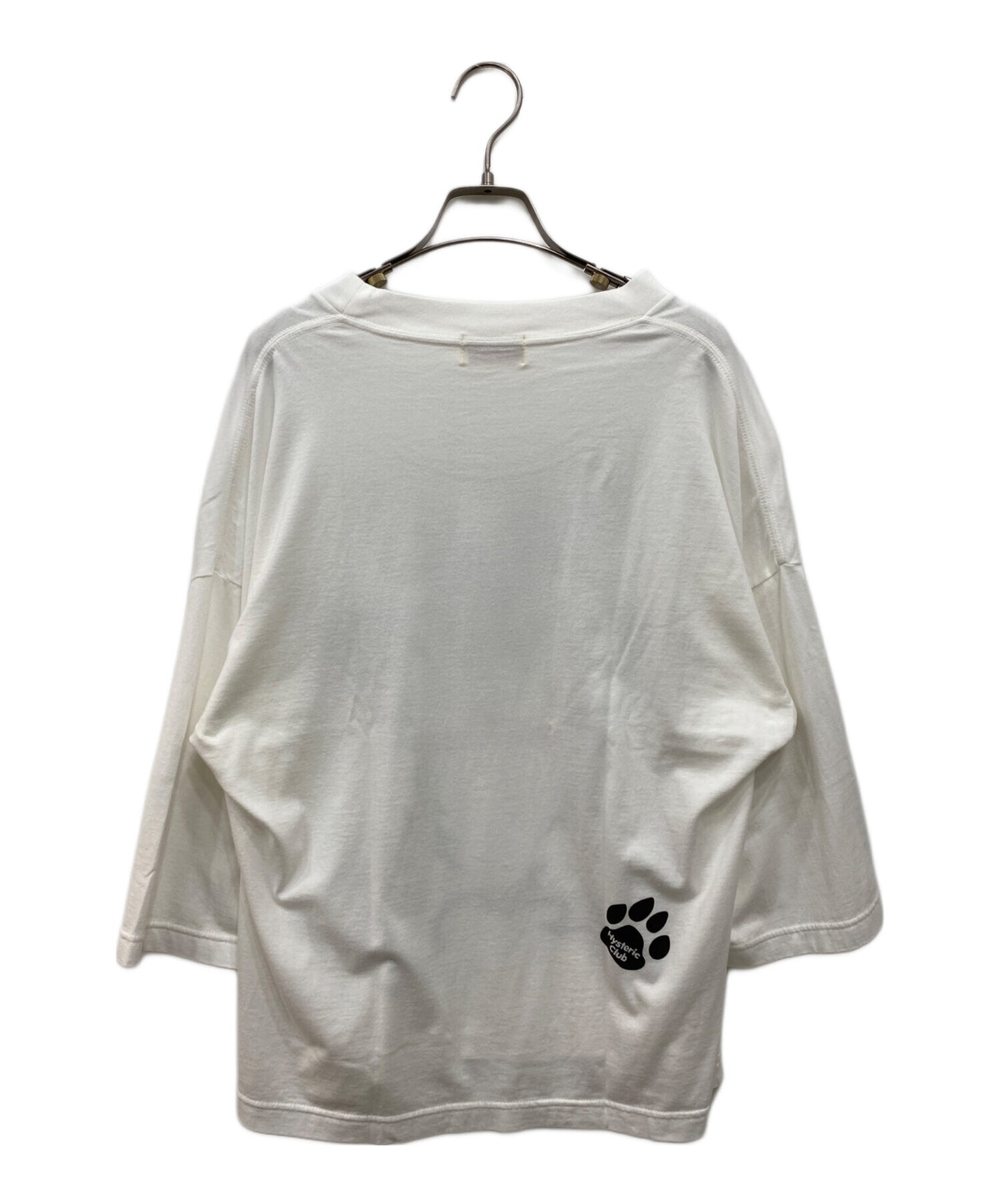 [Pre-owned] Hysteric Glamour FIRE BEAR Oversized Three-Quarter-Sleeve T-Shirt 01241CL05