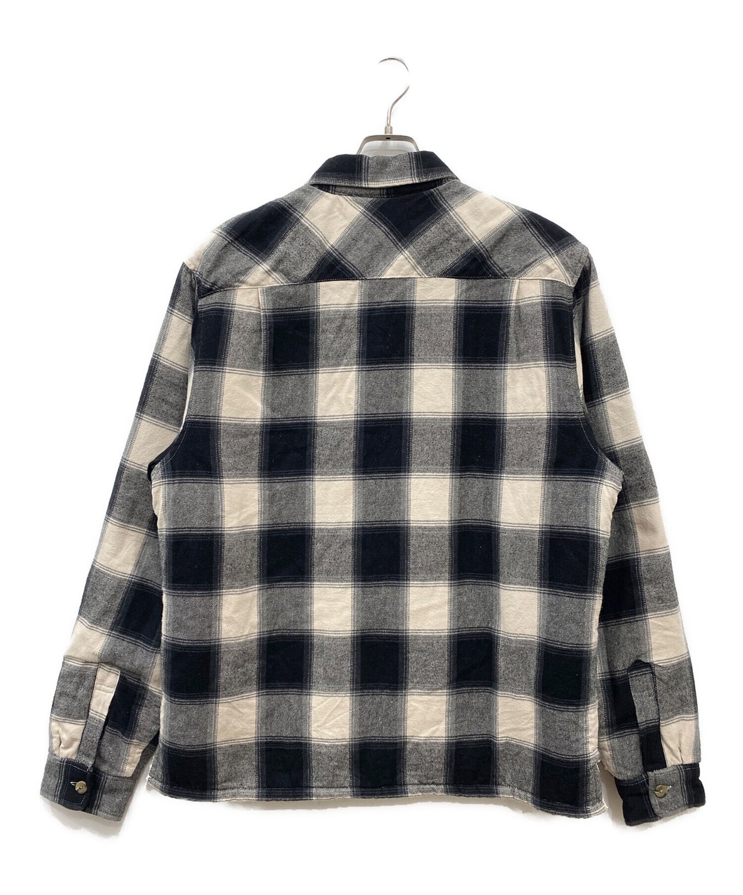 [Pre-owned] SUPREME 17AW  Buffalo Plaid Sherpa-Lined Chore Shirt