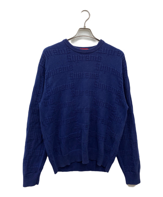 [Pre-owned] SUPREME 19AW Raised Logo Sweater