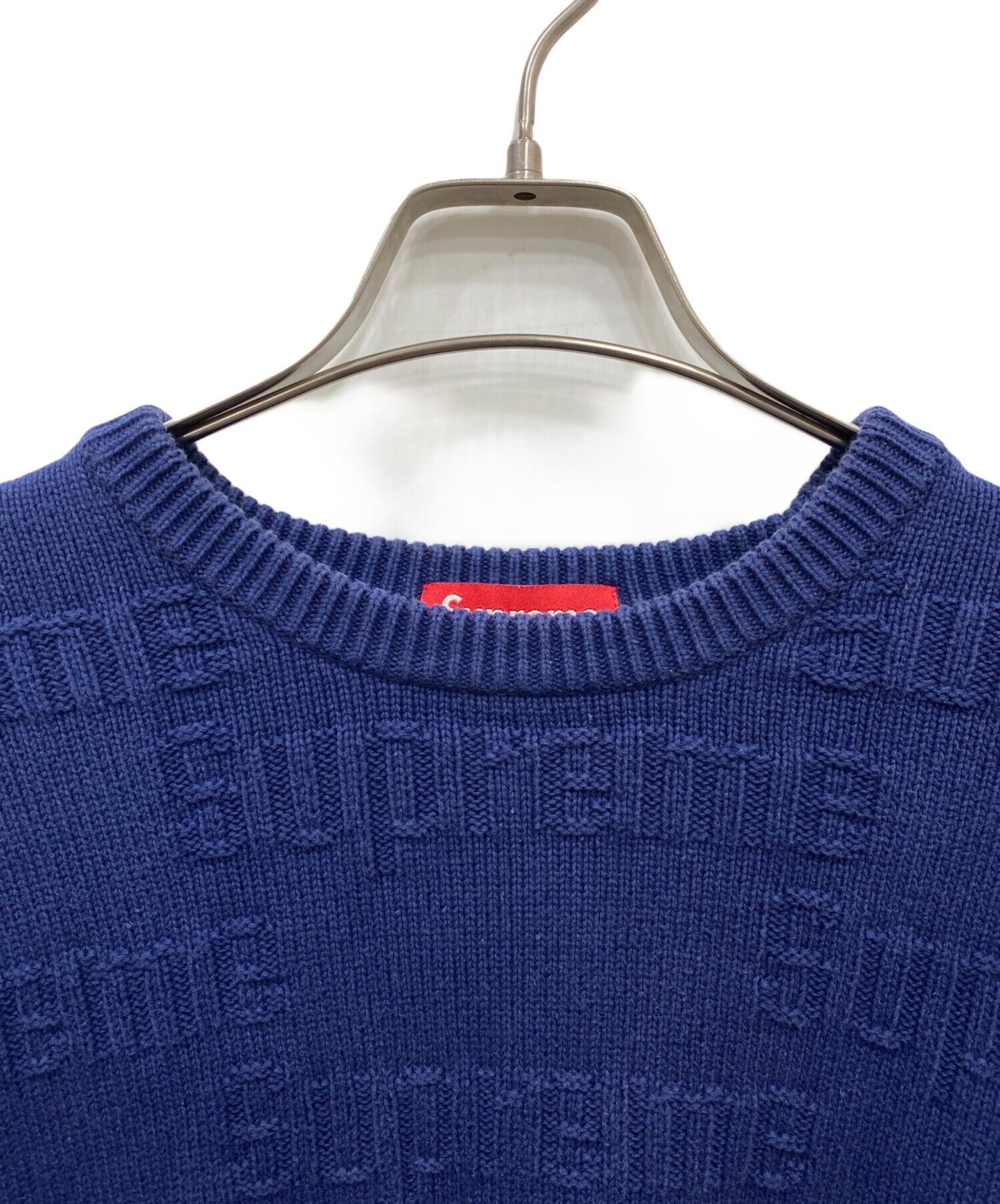 [Pre-owned] SUPREME 19AW Raised Logo Sweater