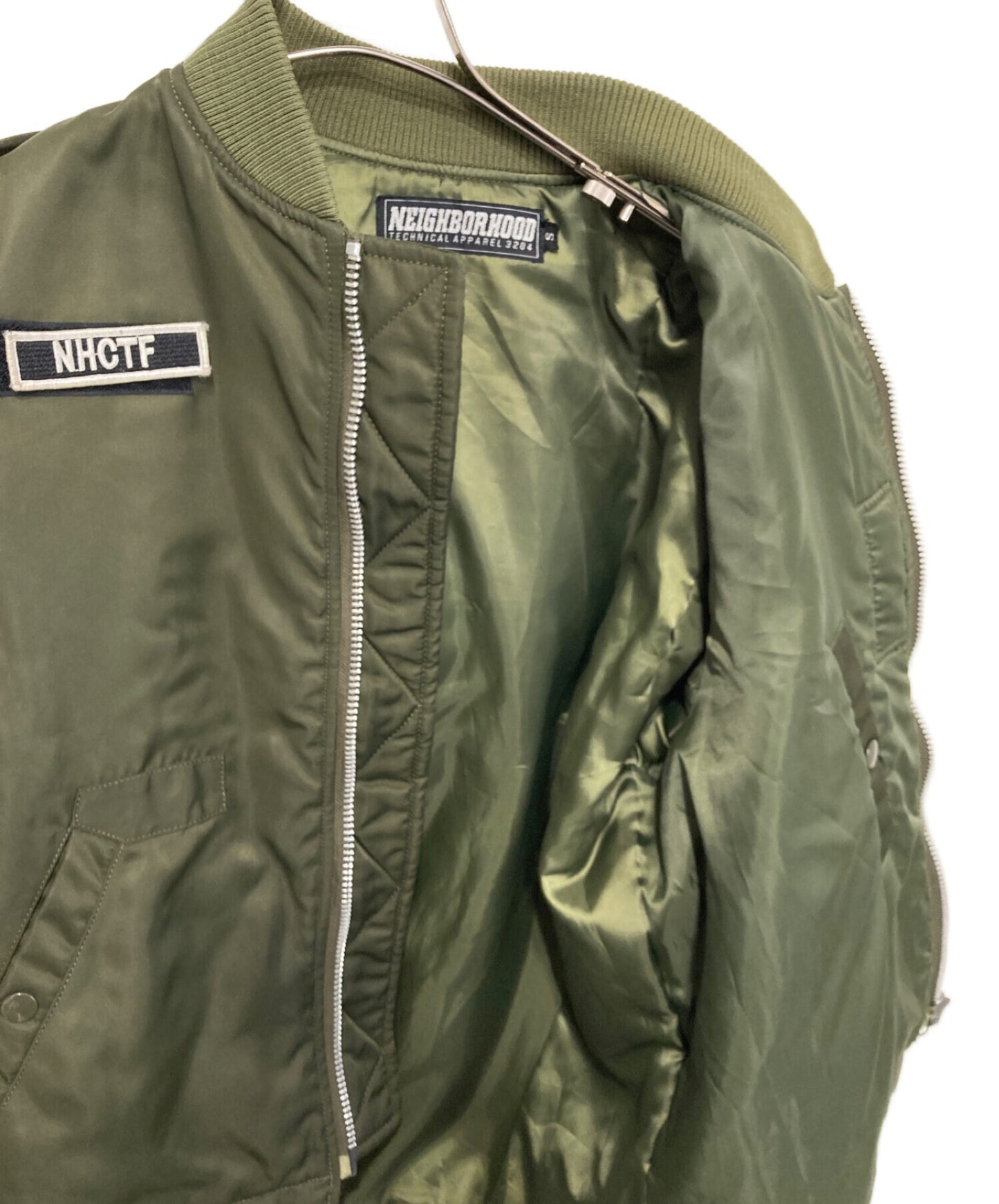 [Pre-owned] NEIGHBORHOOD 90s MA-1 Flight Jacket with K-9 Patch