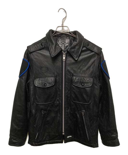 [Pre-owned] NEIGHBORHOOD HIGHWAY PATROL cowhide leather policeman jacket DCNH-18
