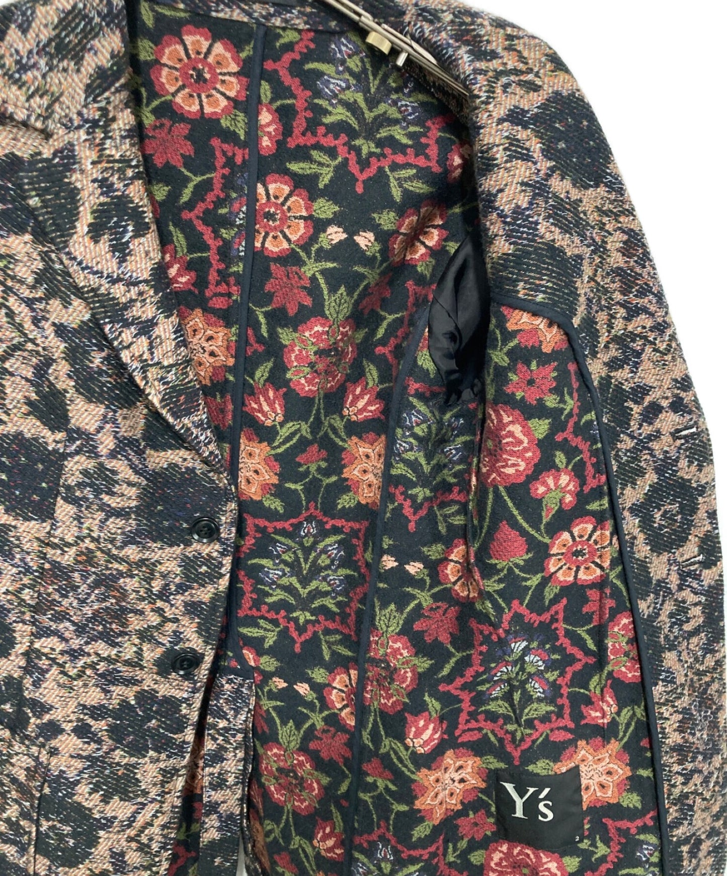 [Pre-owned] Y's Flower Jacquard Jacket YR-J01-013