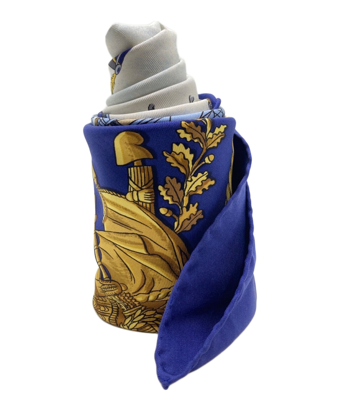 [Pre-owned] HERMES carré 90 marine et cavalerie