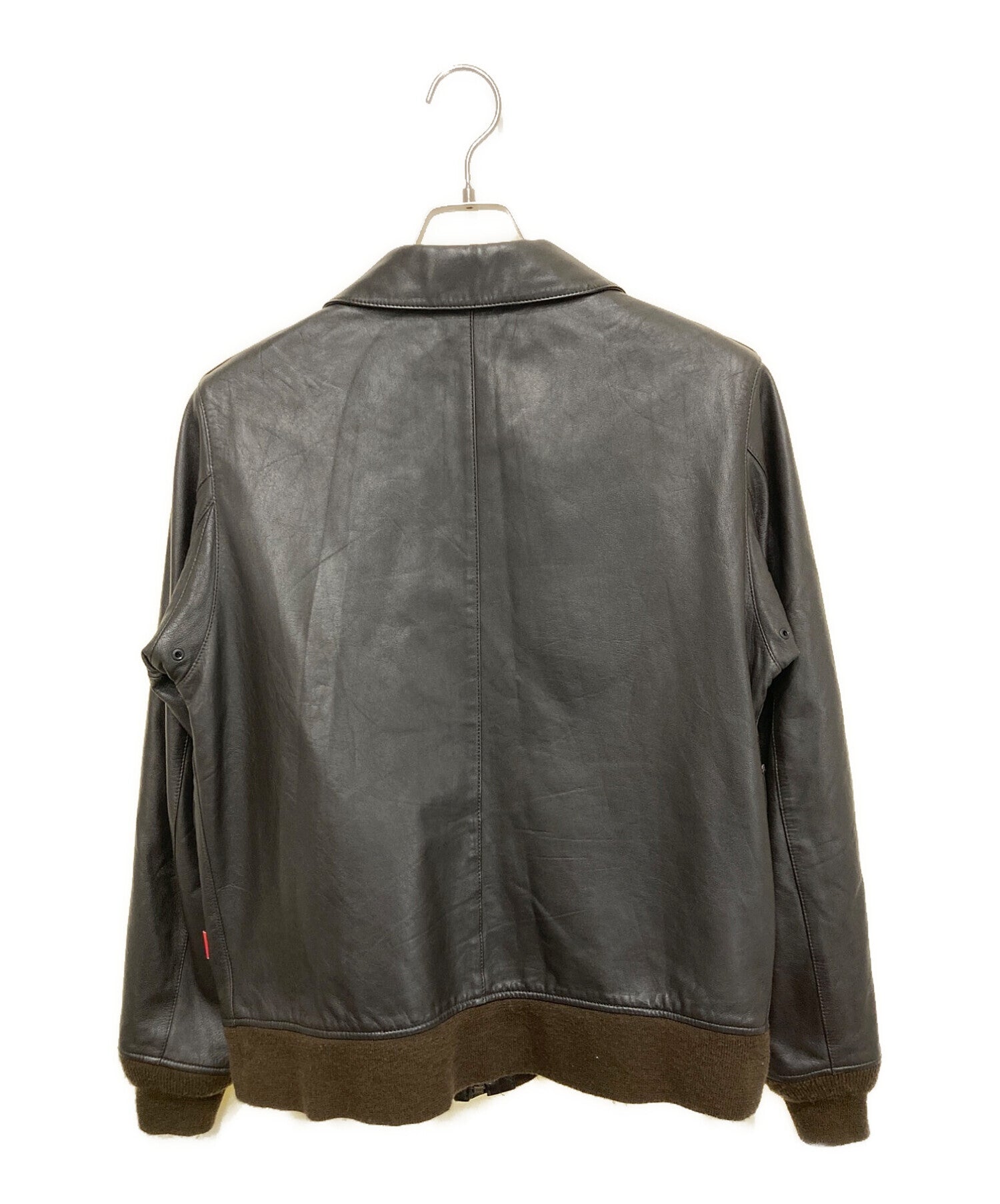 [Pre-owned] WTAPS A-2 lamb leather jacket NWDT-JK-M01