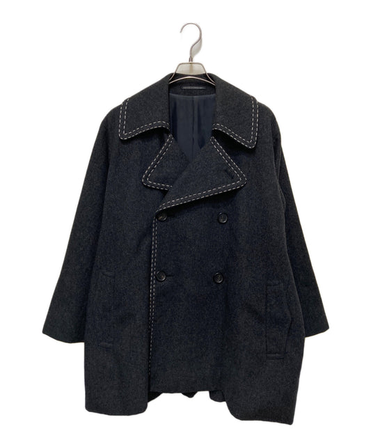 [Pre-owned] Y's stitched P-coat YW-C08-101