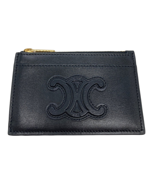 [Pre-owned] CELINE TRIONF Zip Card Holder / Card Case / Coin Case 10K583EMH.38NO