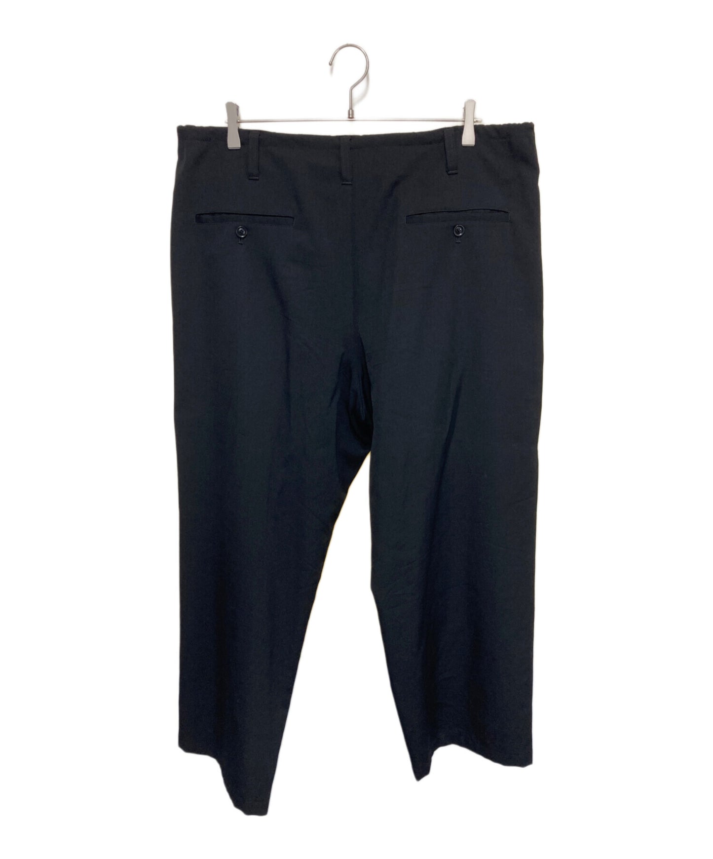 [Pre-owned] Yohji Yamamoto pour homme Wool Gaberdorfer Drawstring Wide Pants HK-P63-100