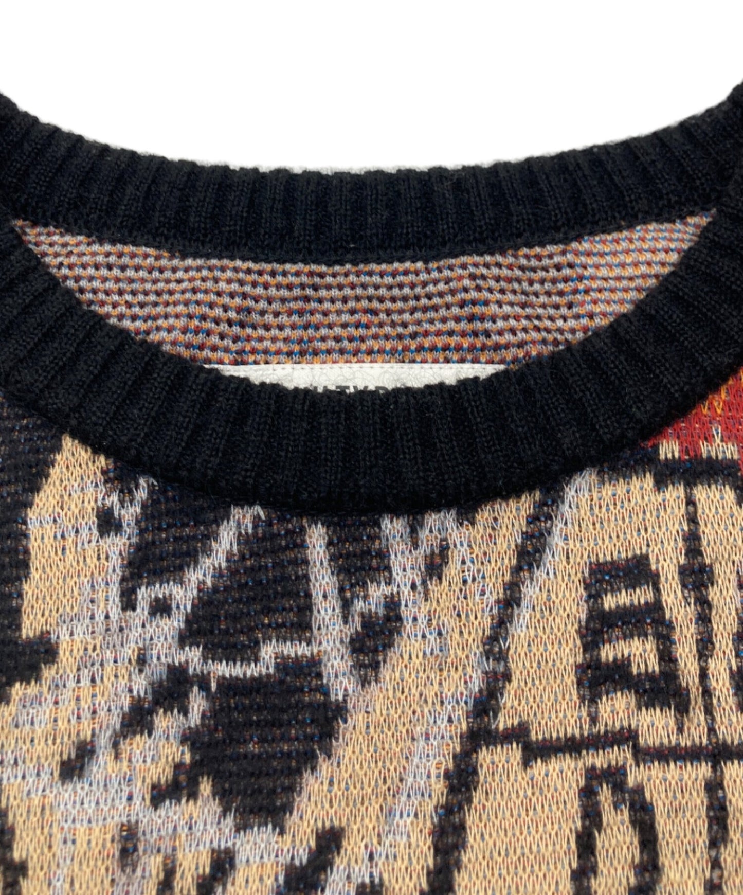 [Pre-owned] WACKO MARIA MOHAIR KNIT JACQUARD SWEATER