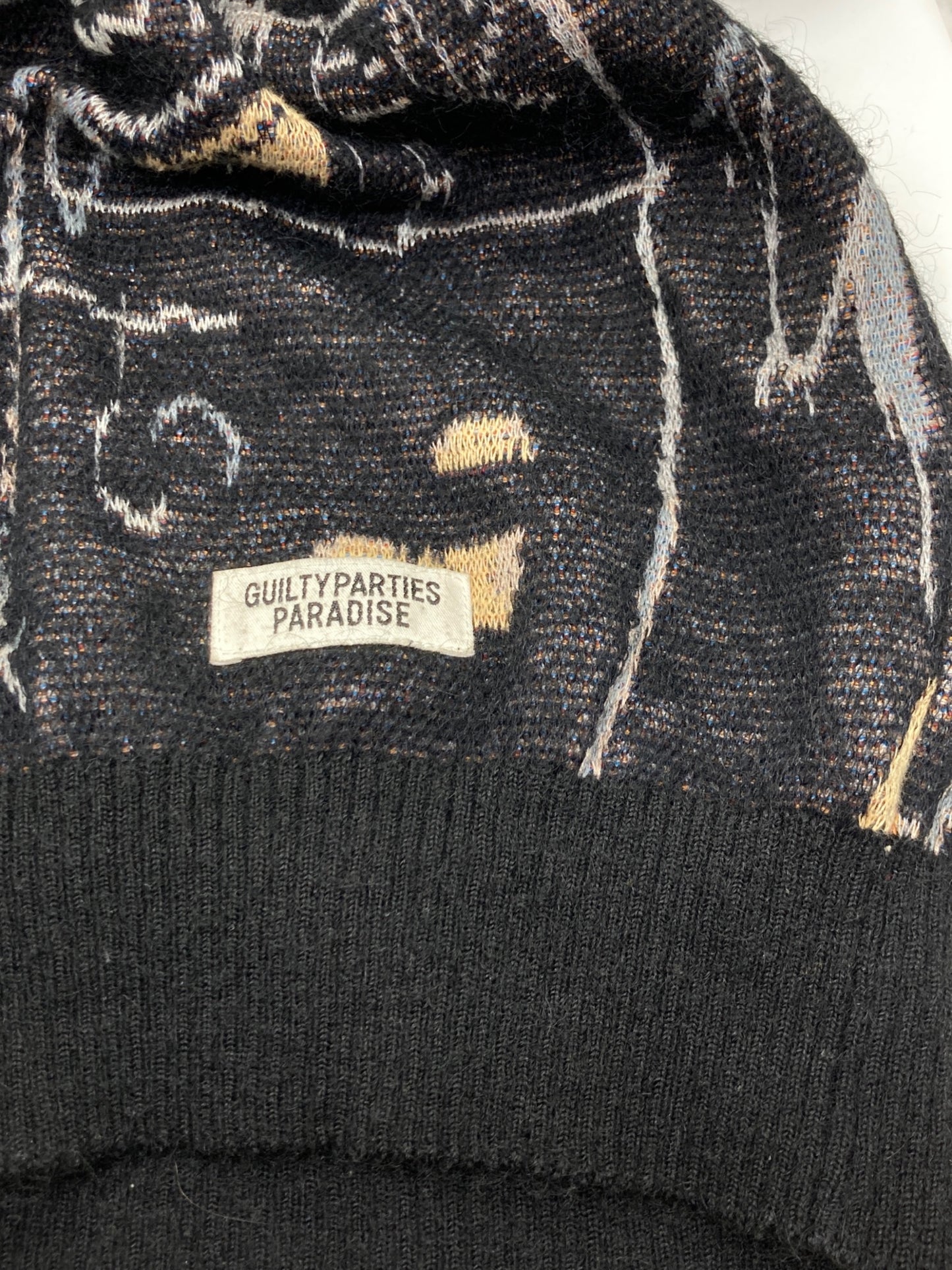 [Pre-owned] WACKO MARIA MOHAIR KNIT JACQUARD SWEATER