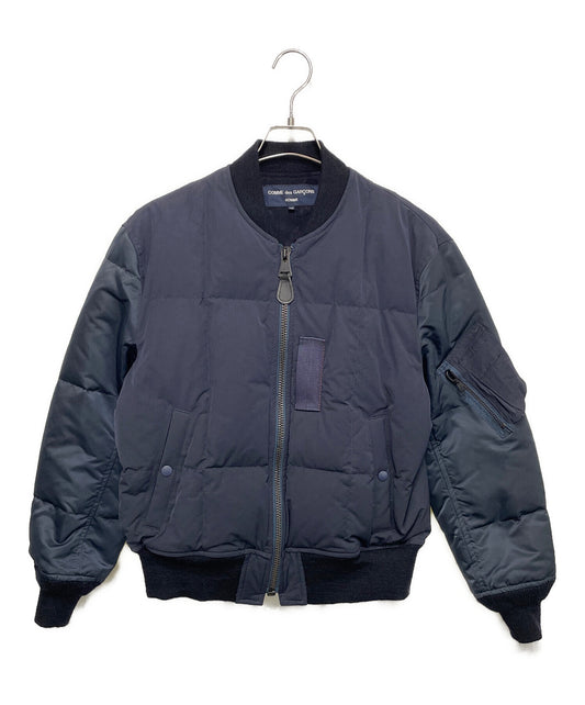 [Pre-owned] COMME des GARCONS HOMME Cotton Ester Nylon Twill MA-1 Type Down Jacket HT-J034