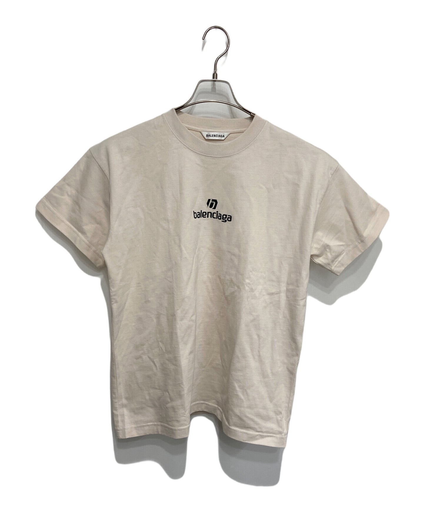 [Pre-owned] BALENCIAGA Logo Embroidery T-shirts 612965