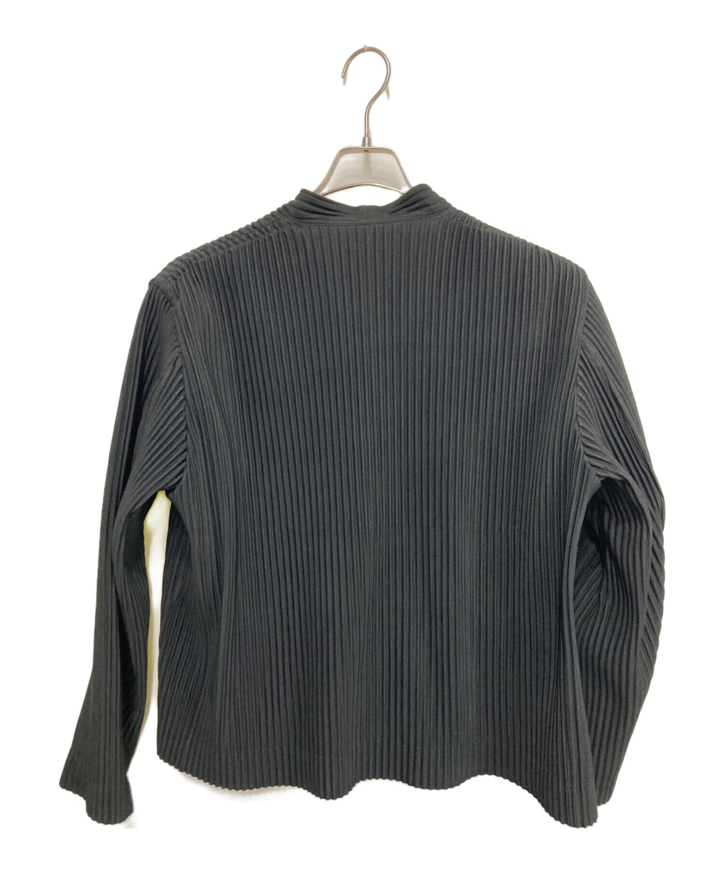 [Pre-owned] HOMME PLISSE ISSEY MIYAKE collarless pleated jacket HP21JD170