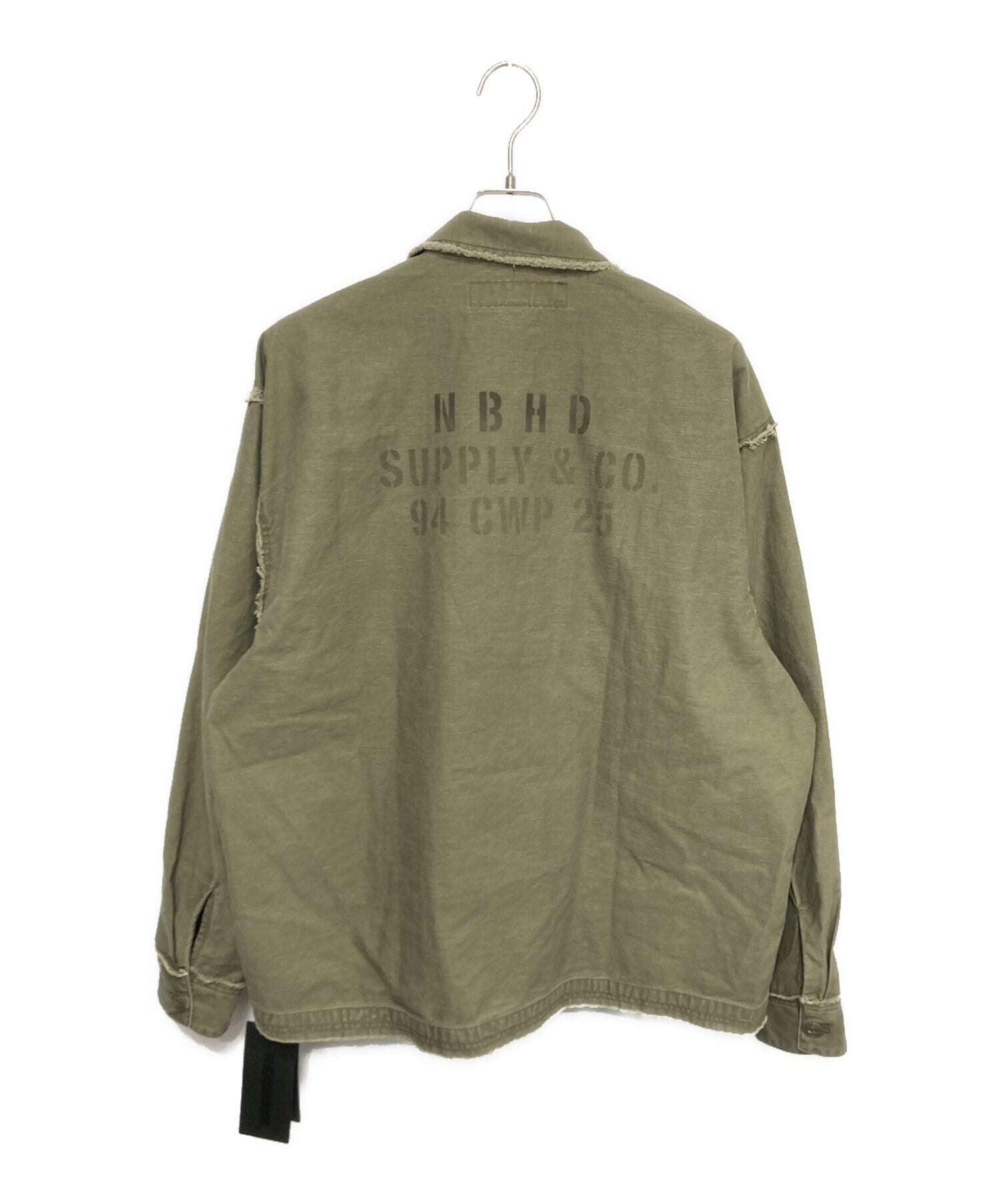 ジャケット・アウター NEIGHBORHOOD UNTRIMMED ZIP SHIRT LS Pre-owned] NEIGHBORHOOD UNTRIMMED ZIP SHIRT LS 251AQNH-SHM06