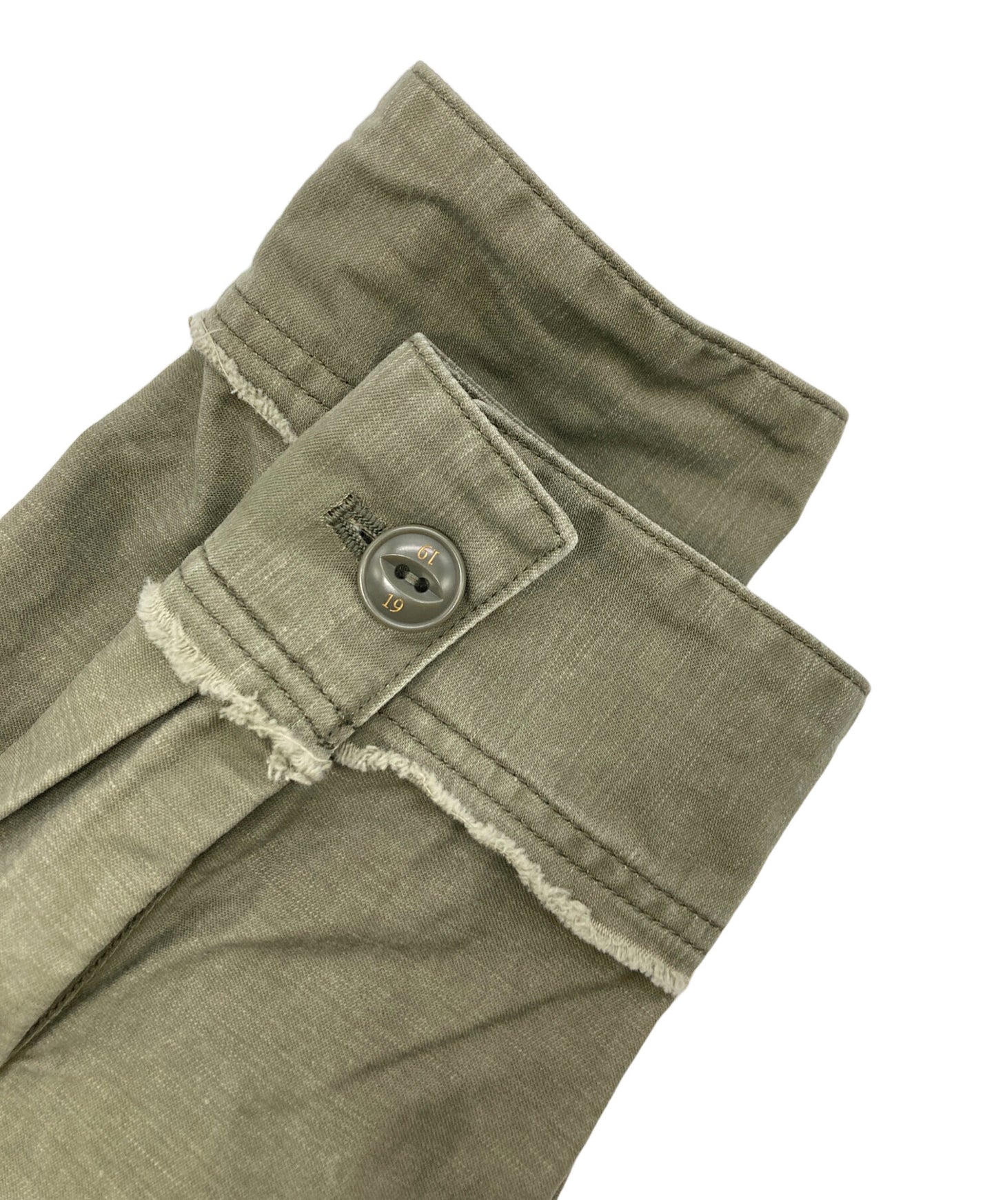 [Pre-owned] NEIGHBORHOOD UNTRIMMED ZIP SHIRT LS 251AQNH-SHM06