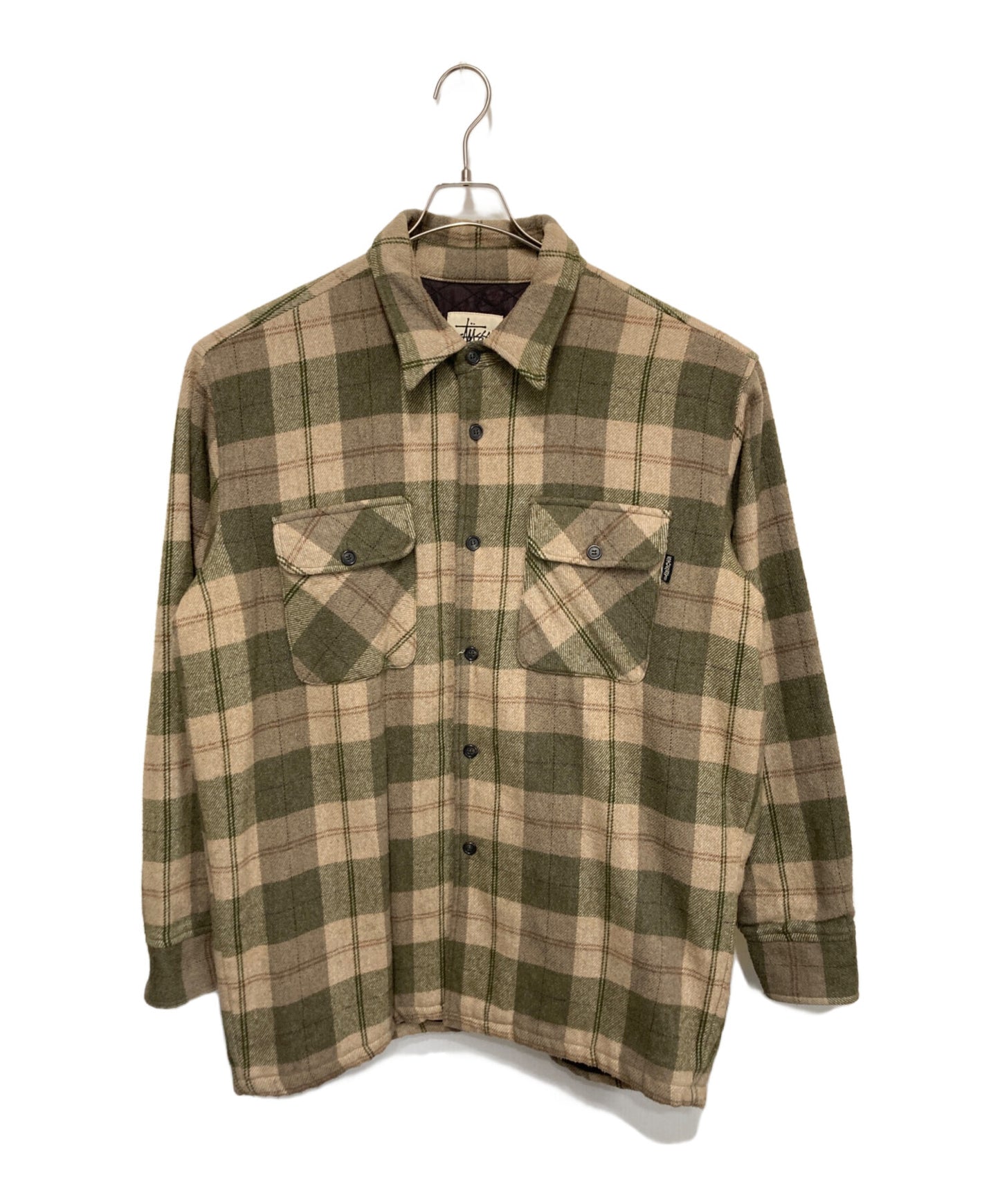 [Pre-owned] stussy 90's Checked Wool Jacket