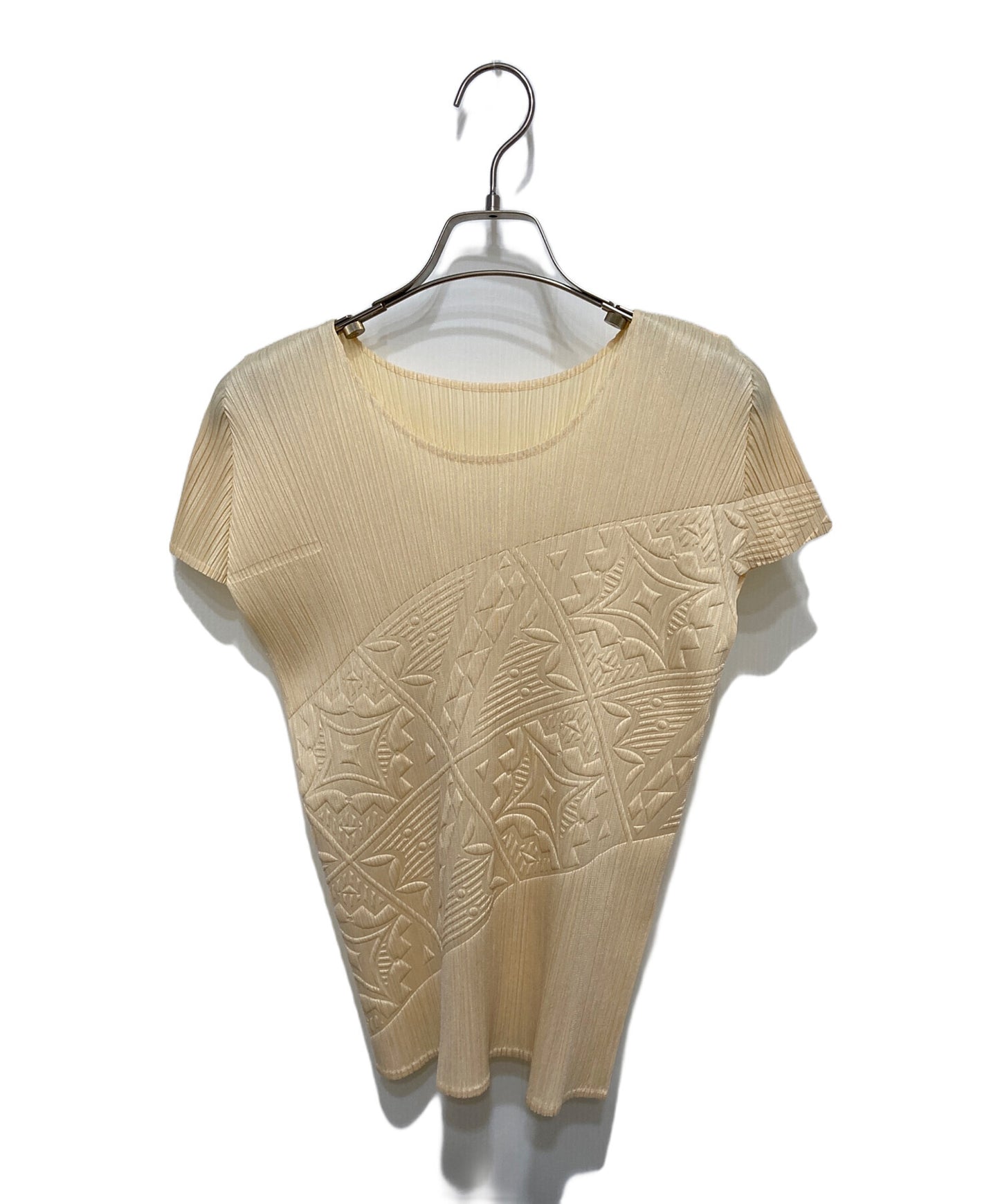 [Pre-owned] PLEATS PLEASE Embossed, stamped, pleated cut and sewn PP21-JK614