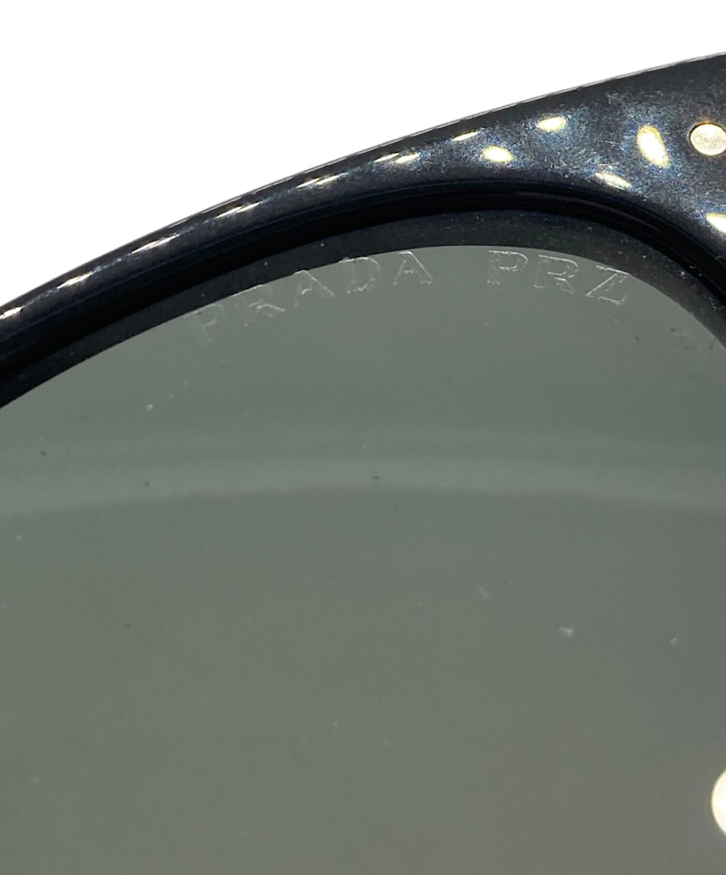 [Pre-owned] PRADA Sunglasses / Bottle Lens Prada Logo Sunglasses SPR17Y 1AB-03R