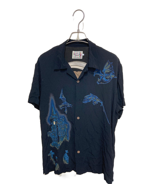 [Pre-owned] Hysteric Glamour GRIM REAPER Open collar shirt / Short sleeve shirt 02172AH03