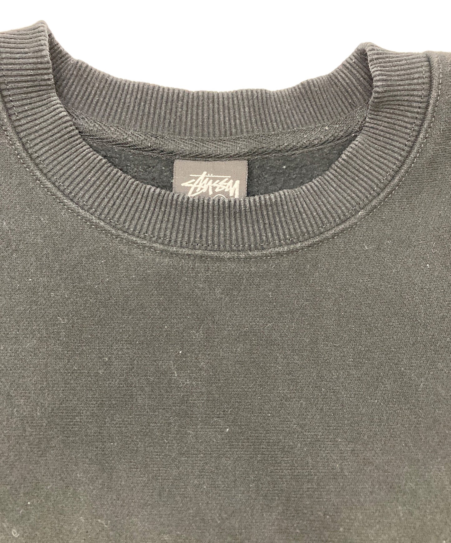 [Pre-owned] stussy Blur Crew Ash Heather Sweatshirt/ Logo Sweatshirt 1914972