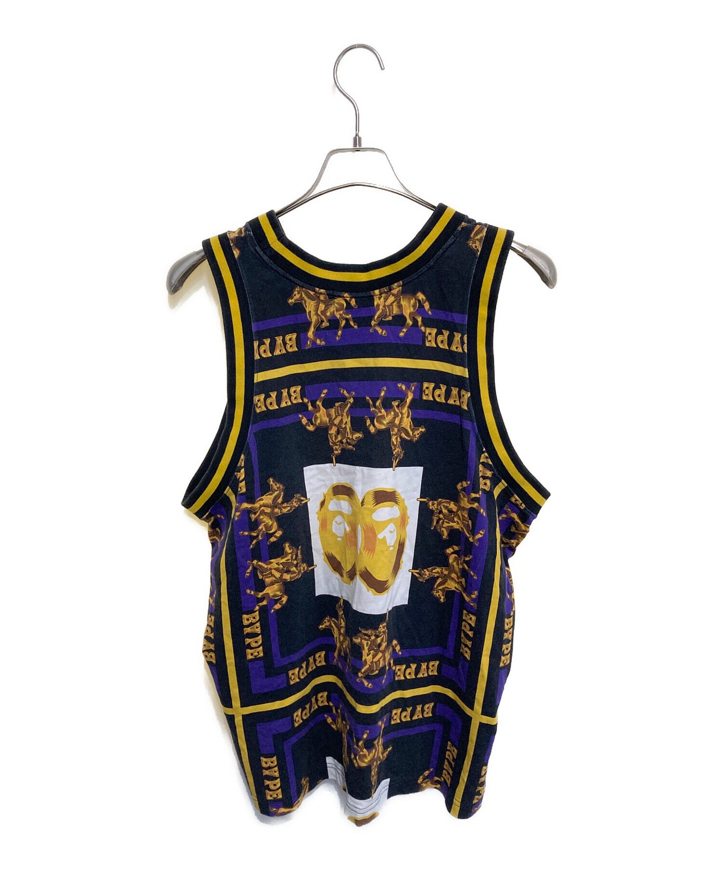 [Pre-owned] A BATHING APE Tank top with a full pattern 001CSh301008X