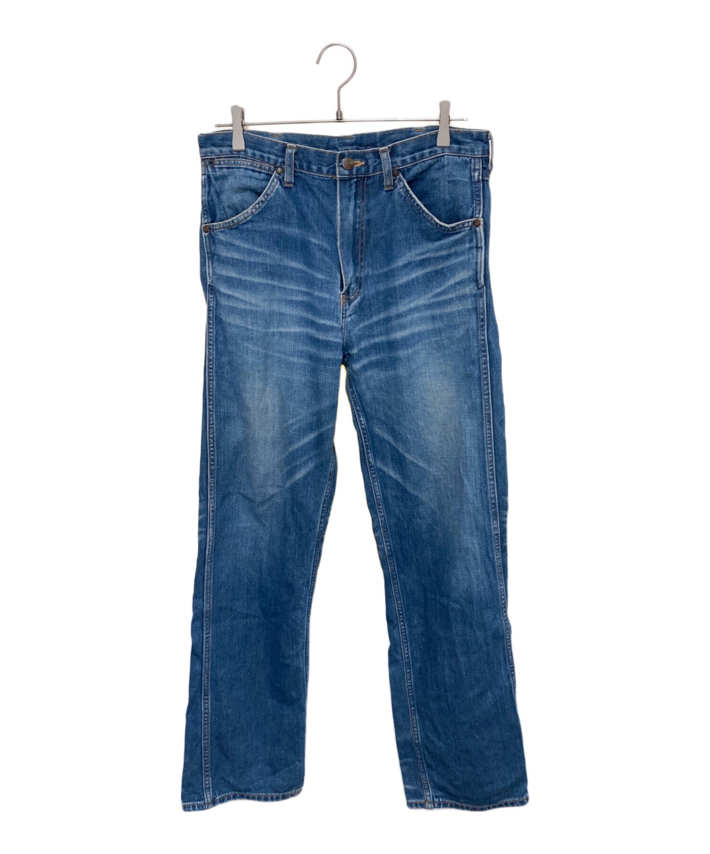 [Pre-owned] A BATHING APE Back Logo Patch Denim Pants / Straight Jeans