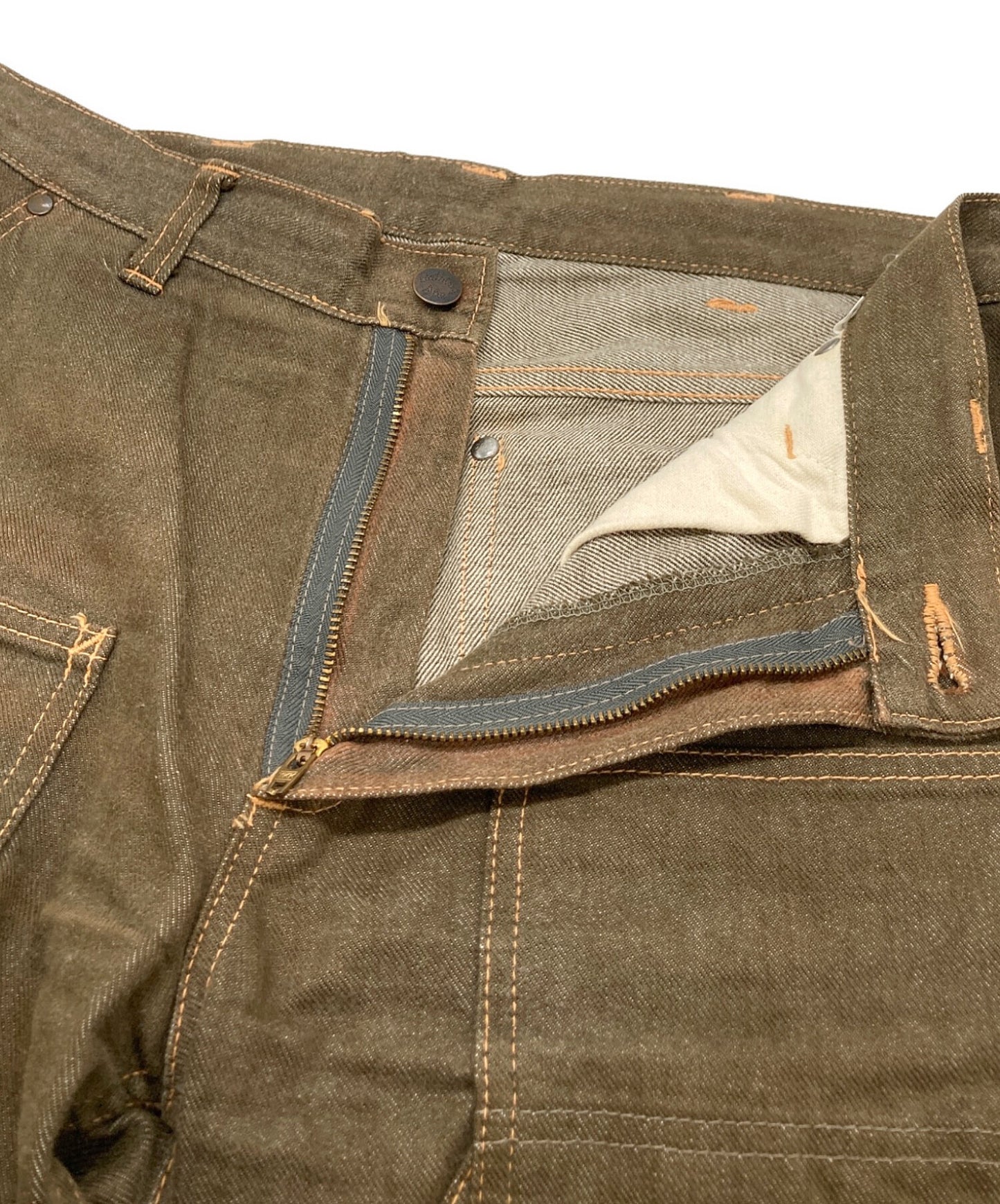 [Pre-owned] A BATHING APE Double Knee Denim Pants / Painter Denim Pants